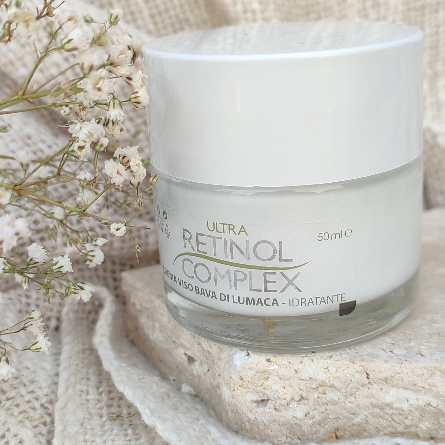 Crème hydratante retinol à la bave d'escargot