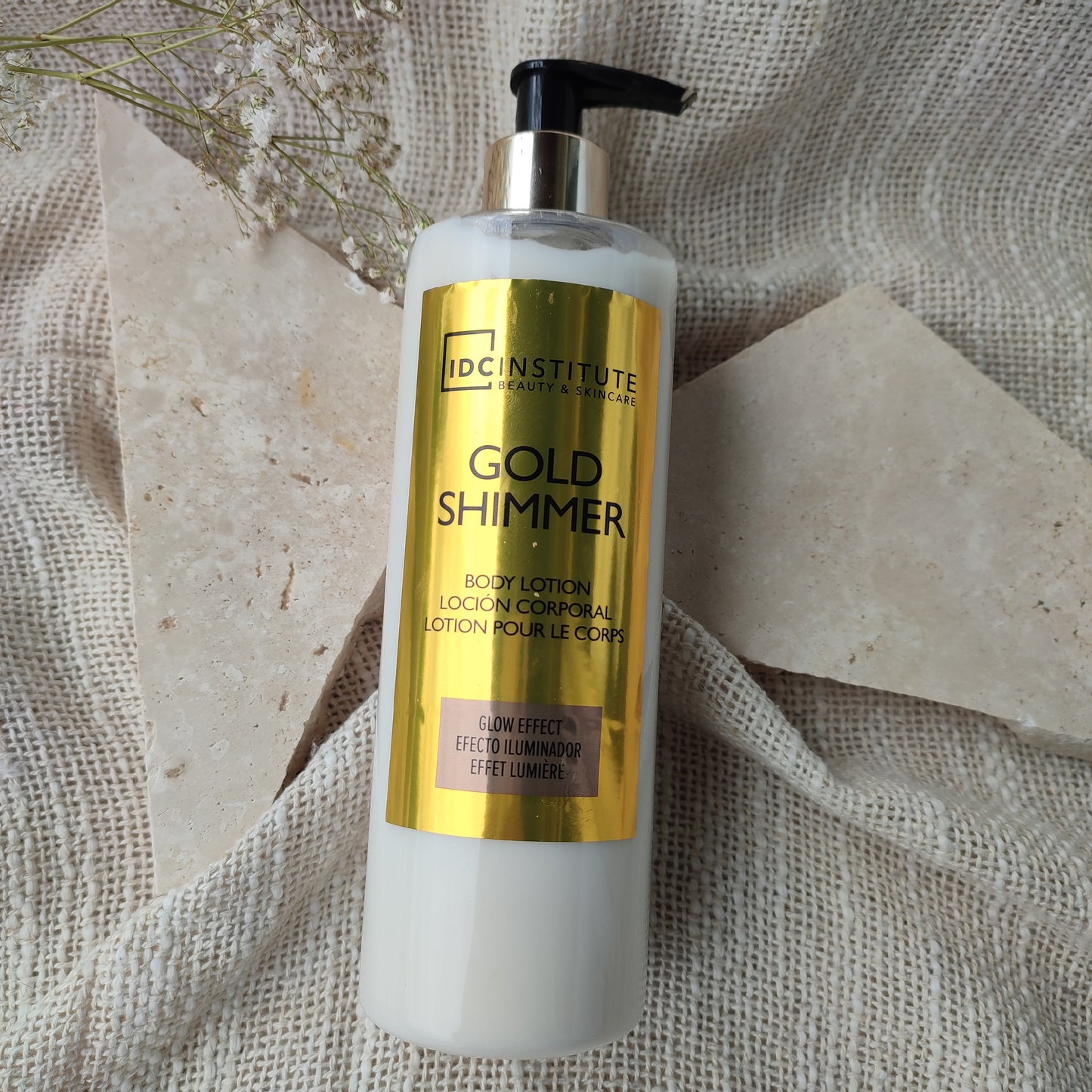 Lotion corps hydratante irisée