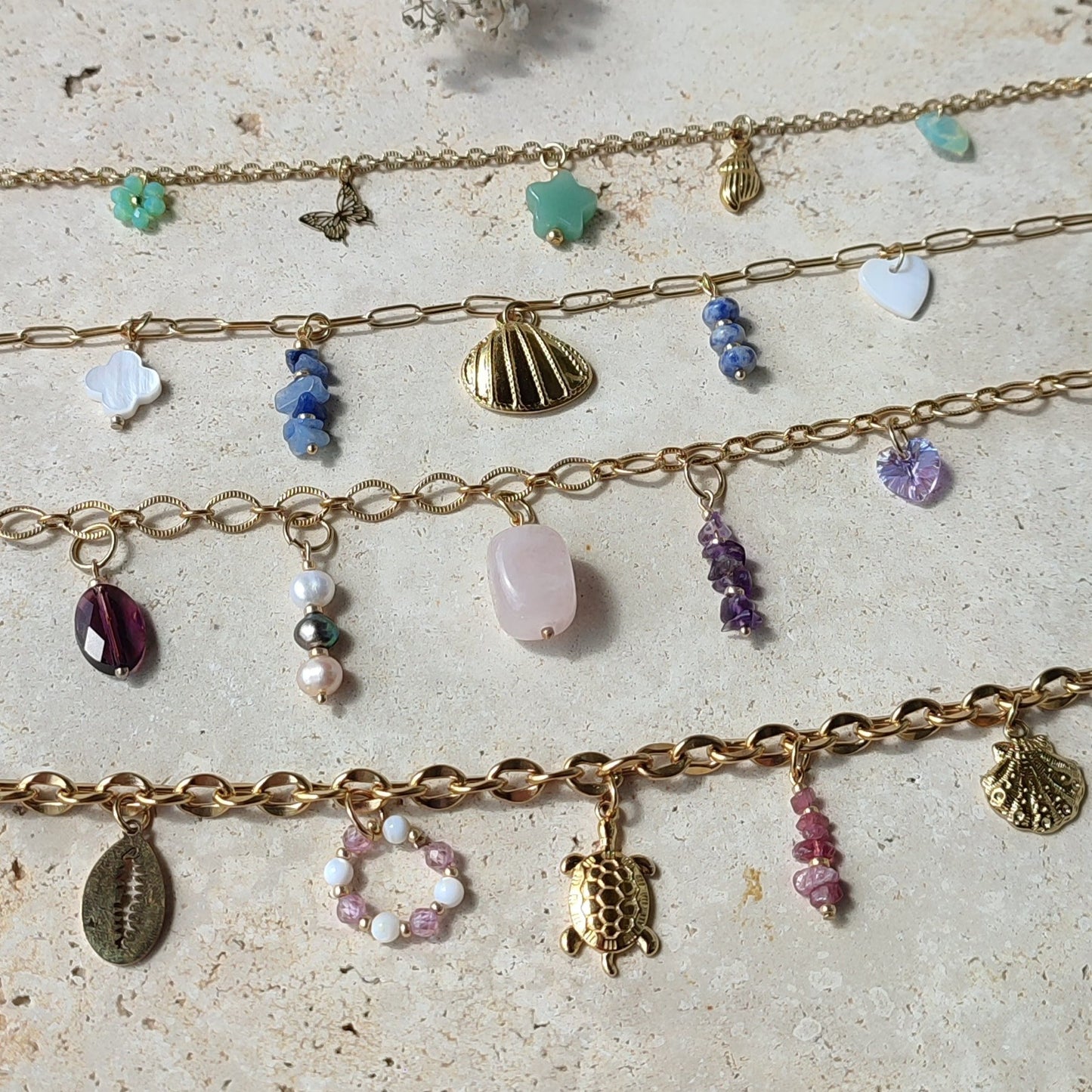 Collier à personnaliser avec charms / Création