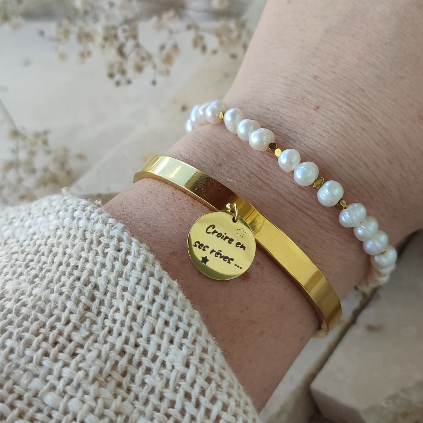 Jonc à graver 1 médaille