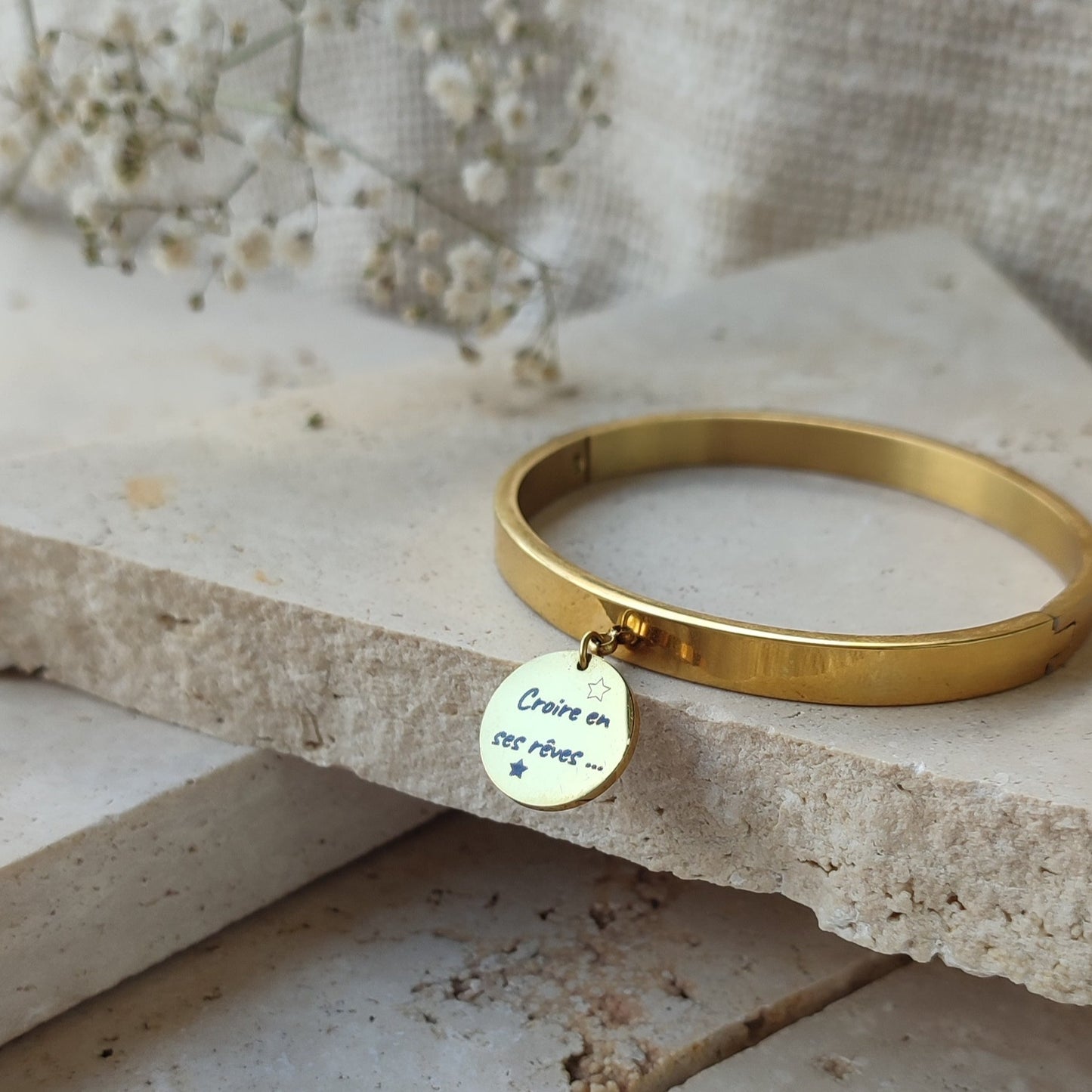 Jonc à graver 1 médaille