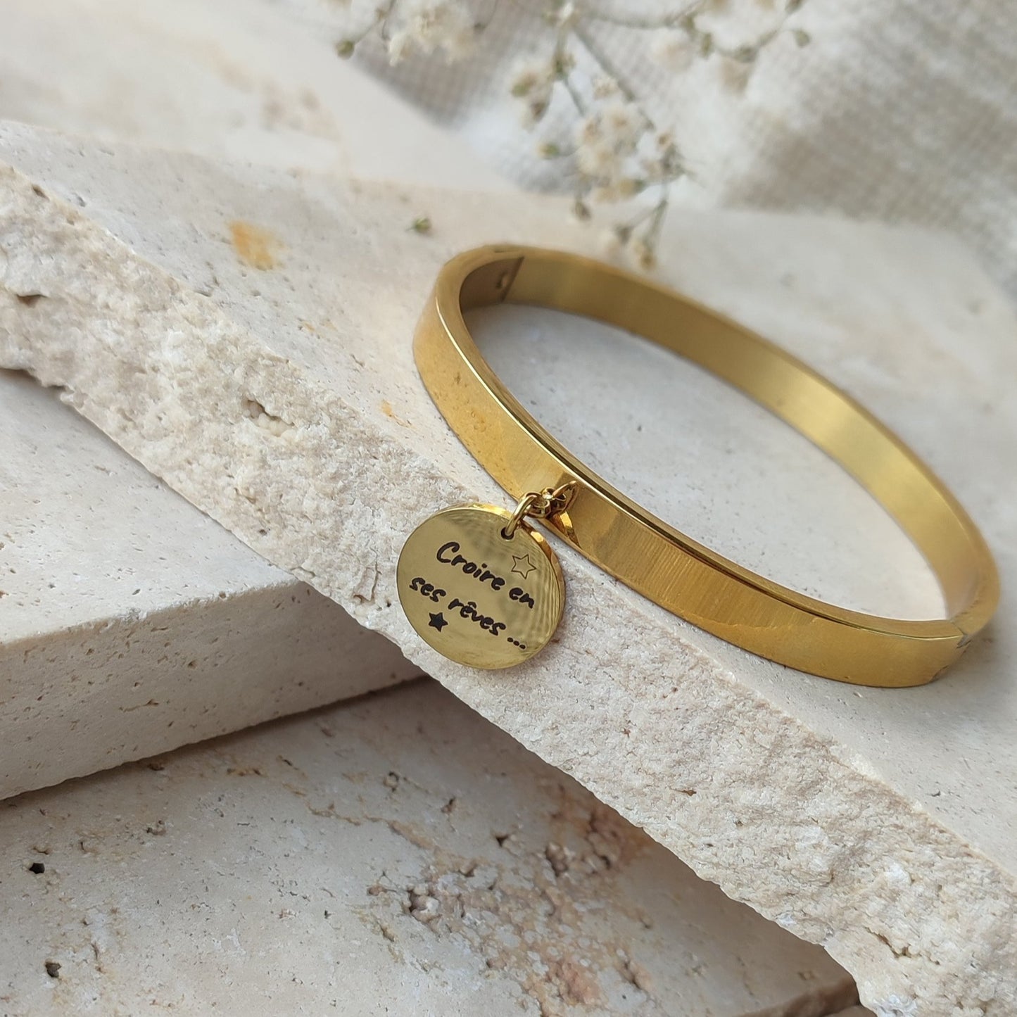 Jonc à graver 1 médaille