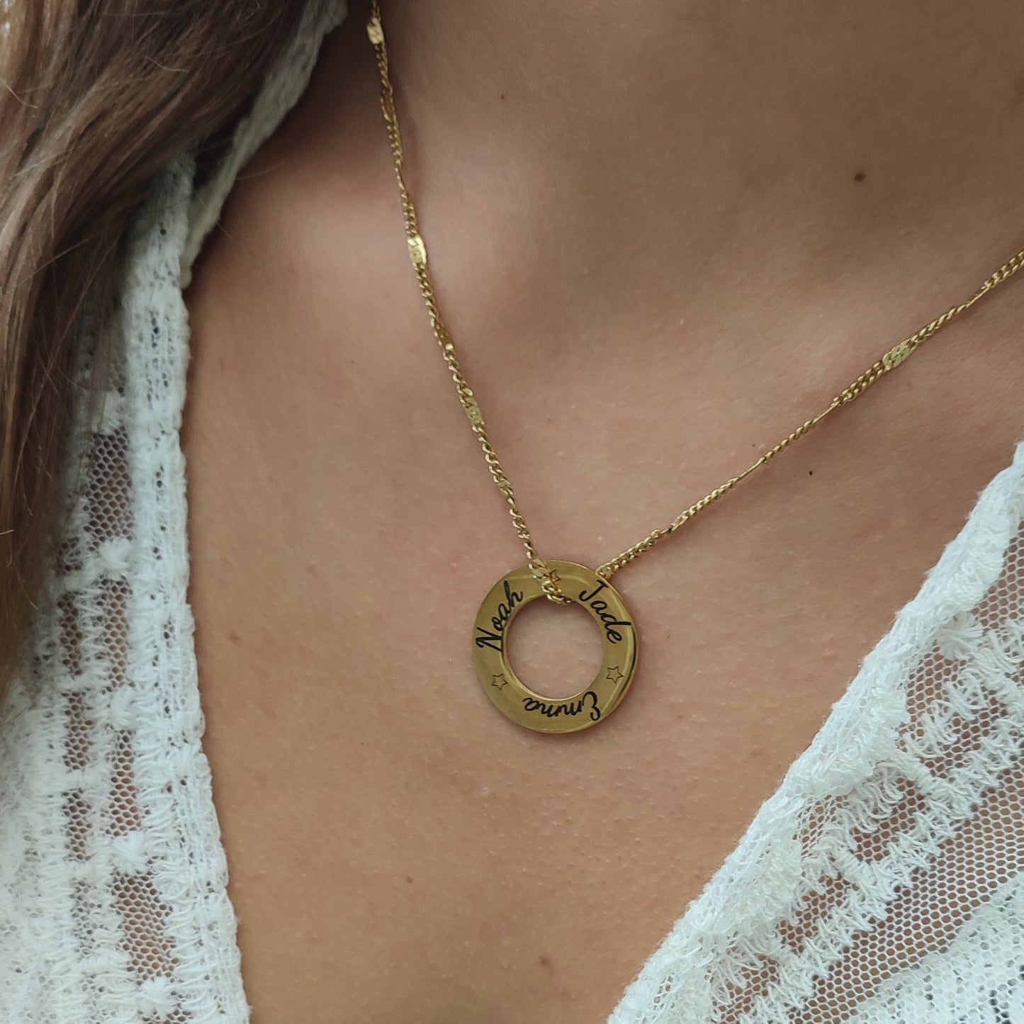 Collier à graver Jenna : Création