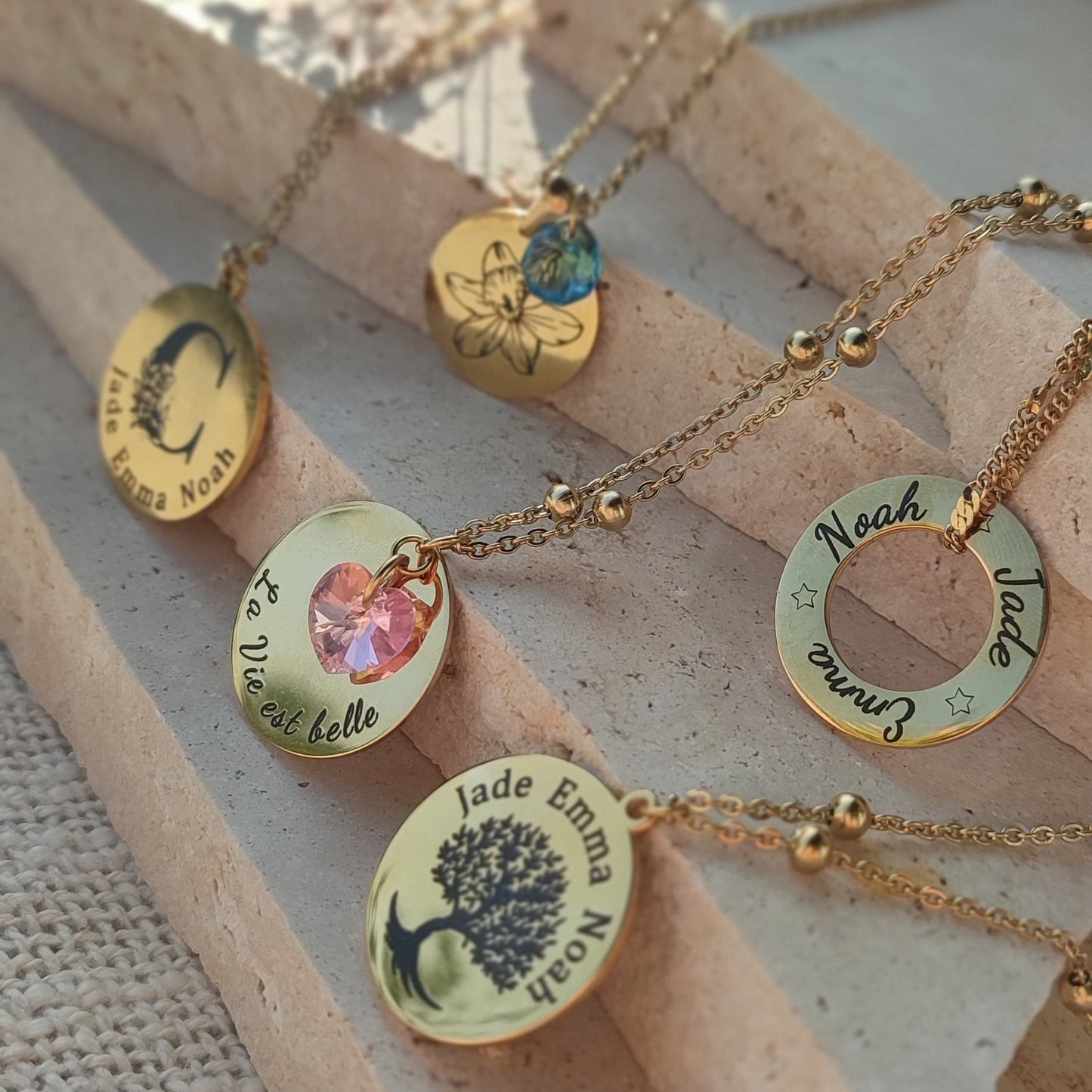 Collier à graver Jenna : Création