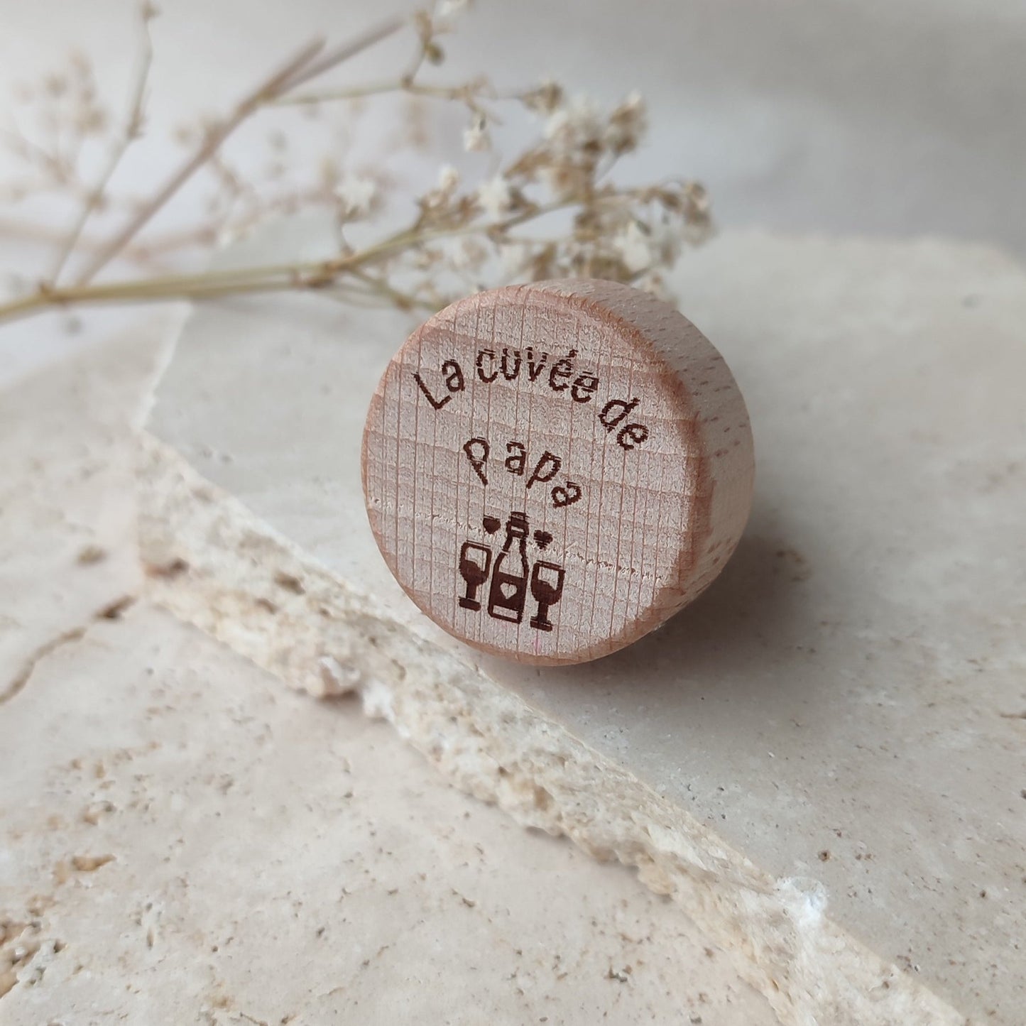 Bouchon bouteille de vin à graver