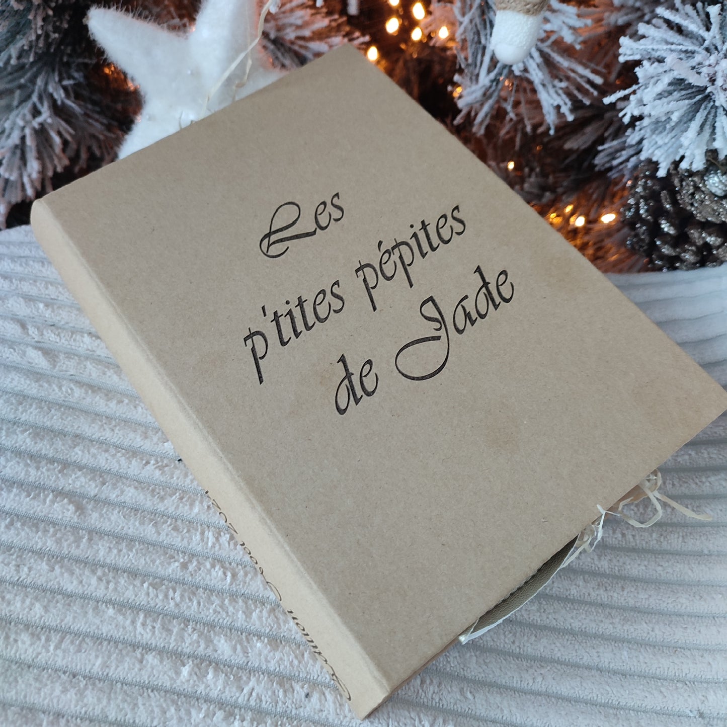 Coffret de Noël " Livre à graver "