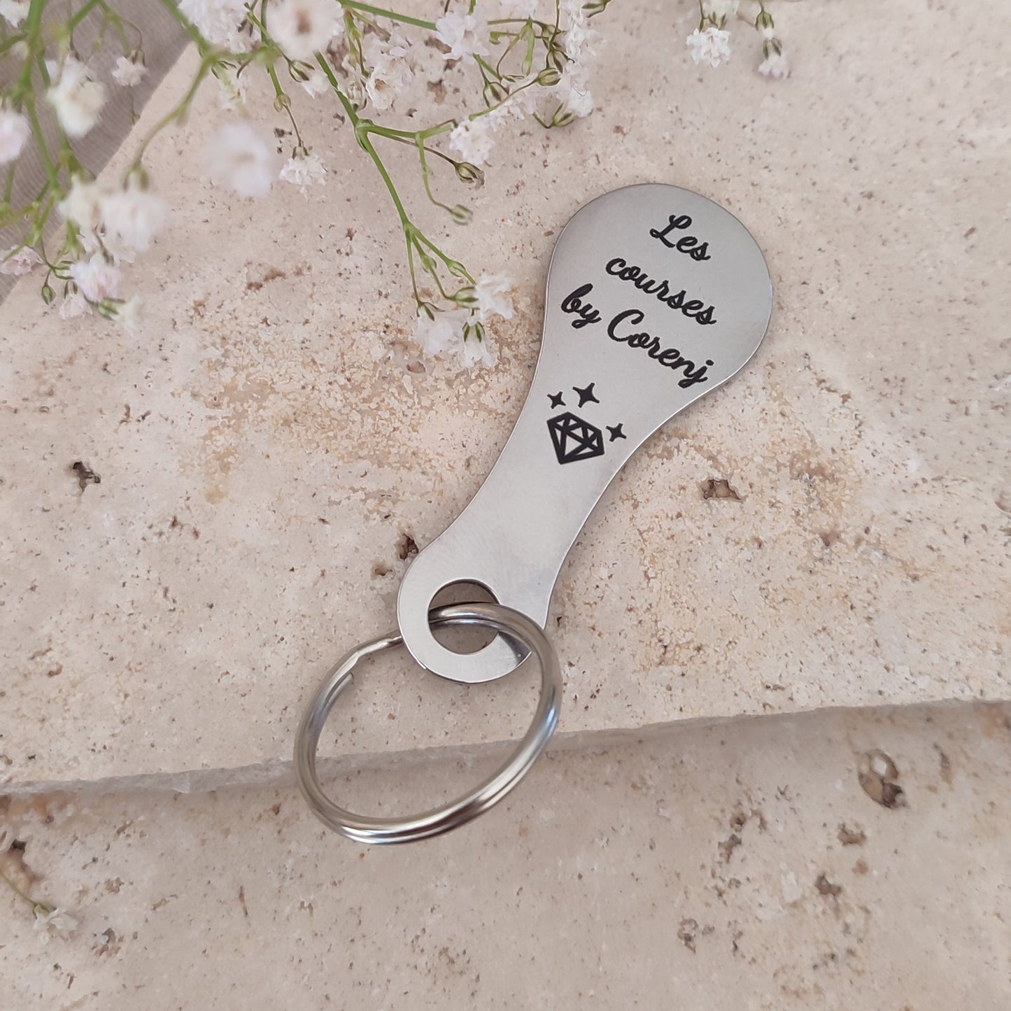 Jeton de caddie à graver