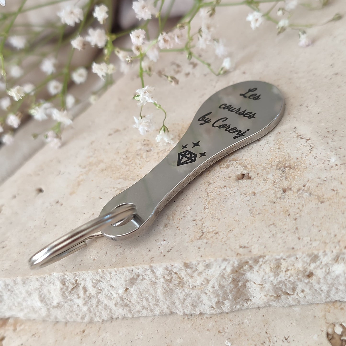 Jeton de caddie à graver