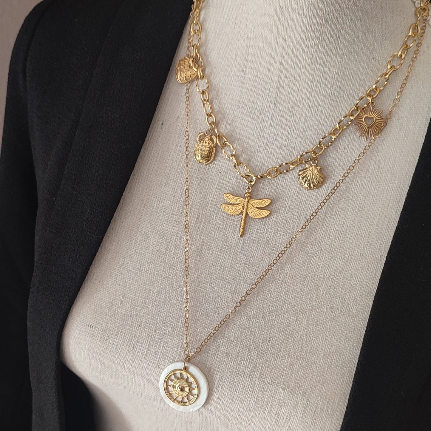 Sautoir Soleil ; Création