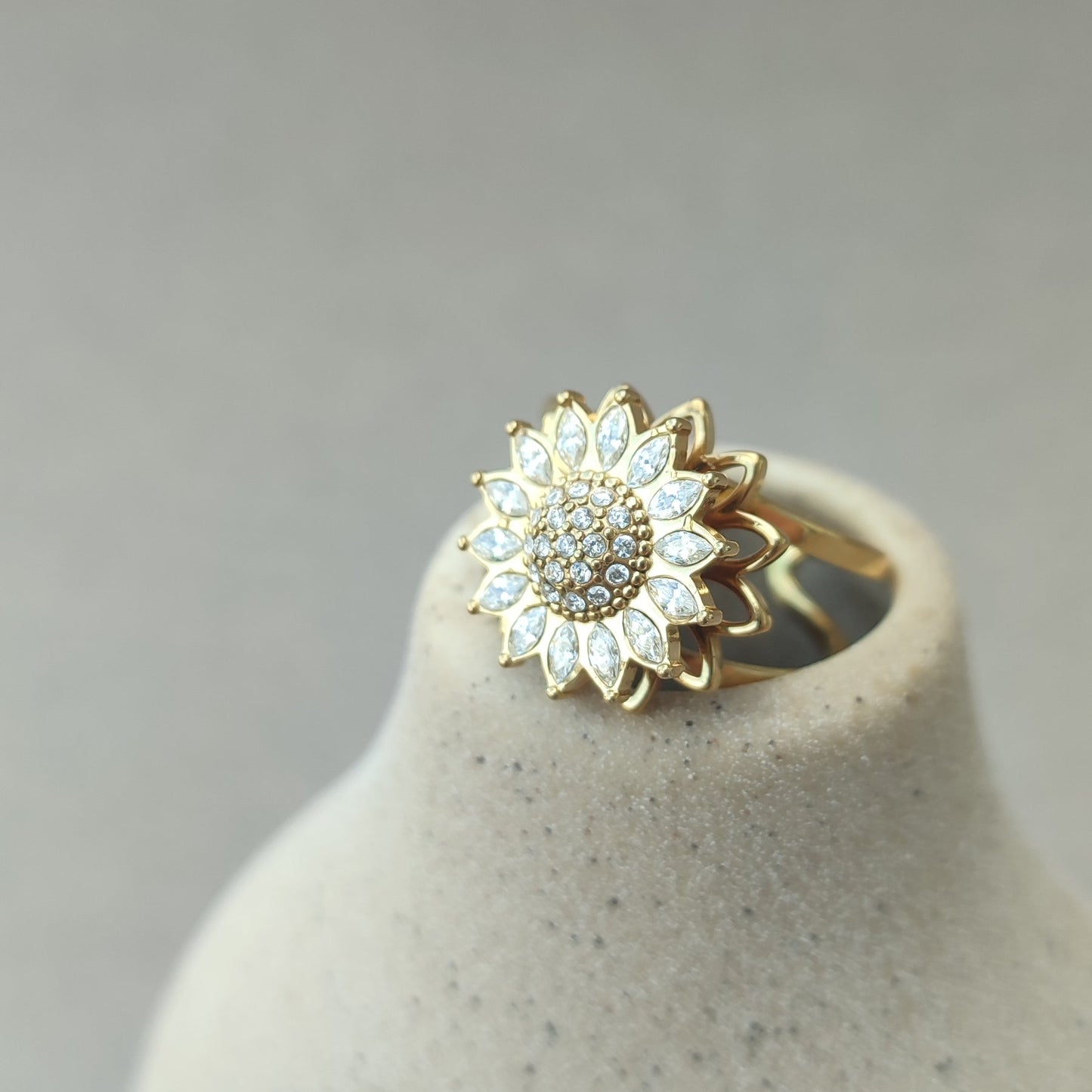 Bague anti stress flower