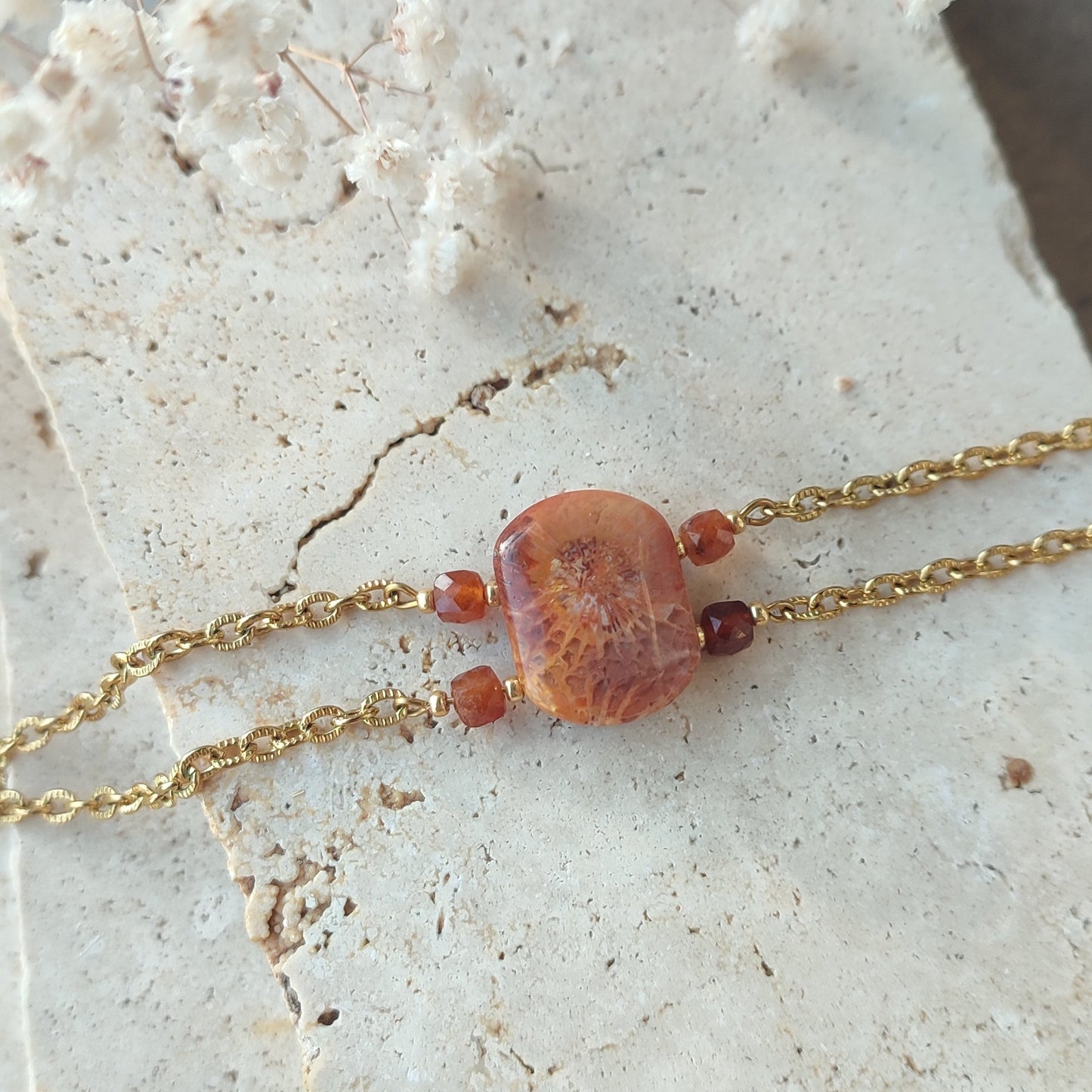 Bracelet Coralia ; création