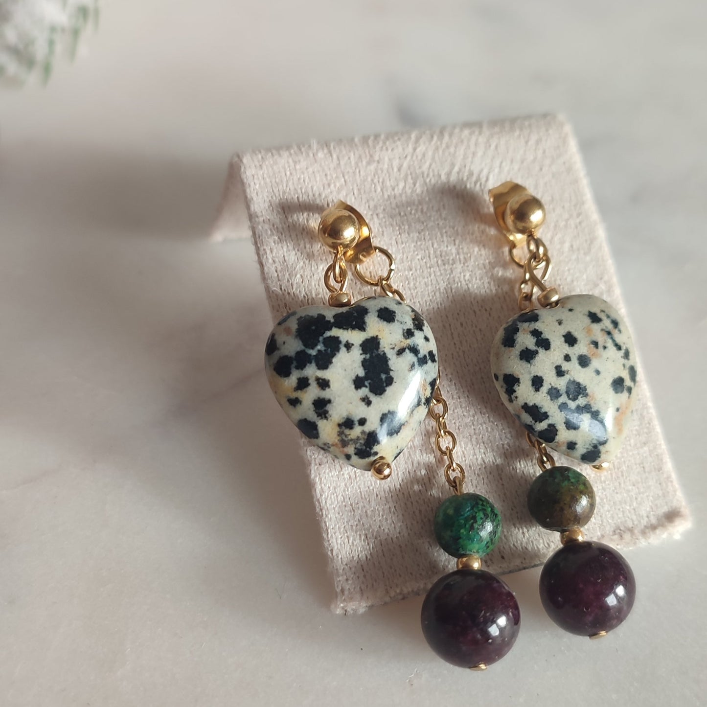 Boucles d'oreilles 2 en 1 Audace ; création