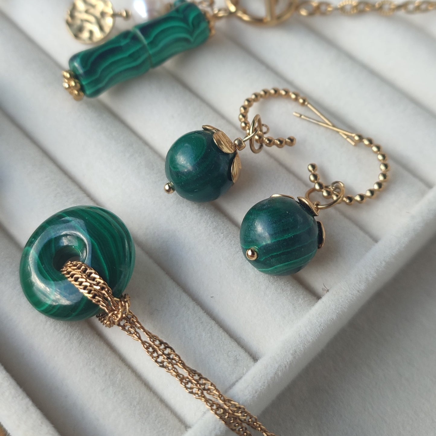 Collier donuts Olympe ; création