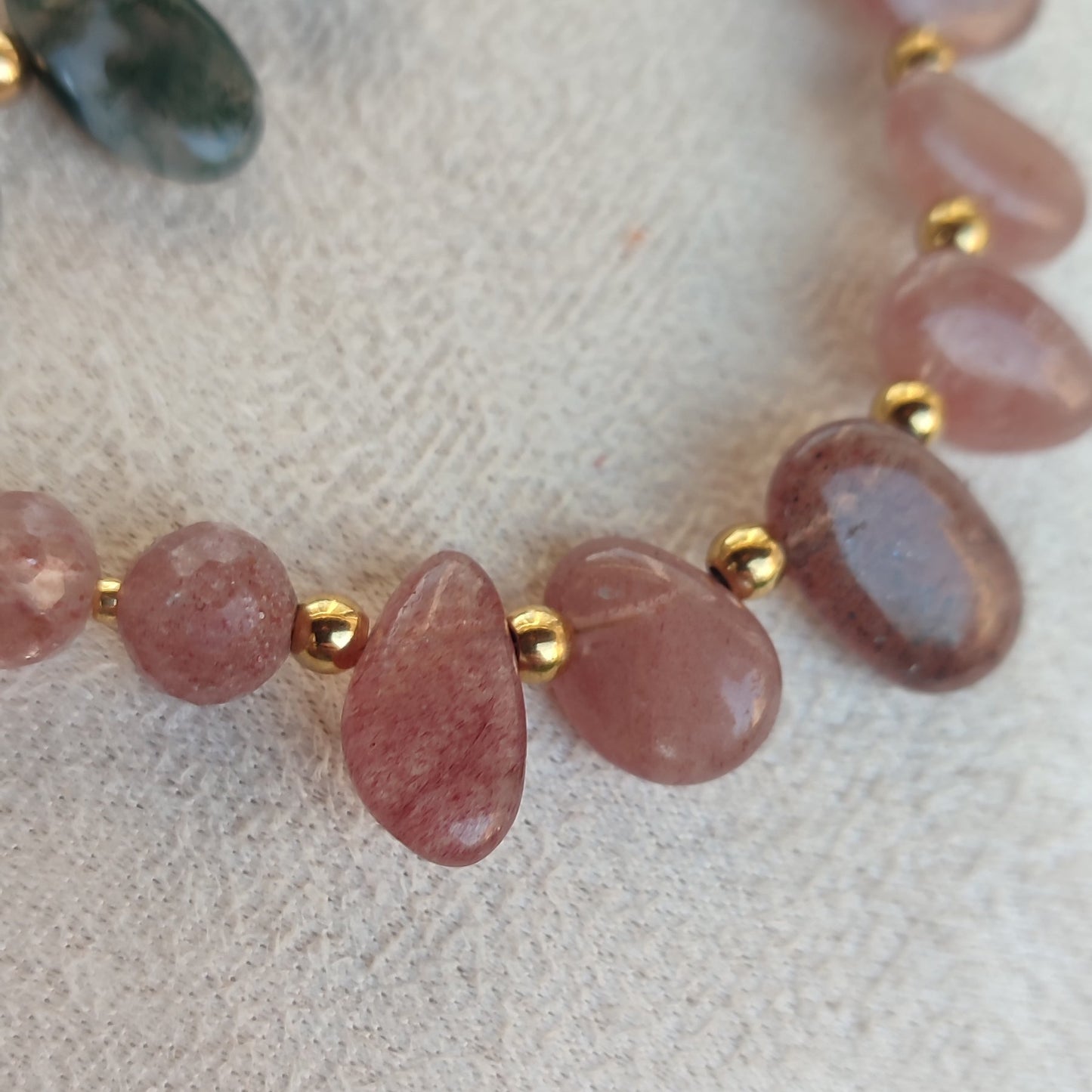 Collier Drop ; création