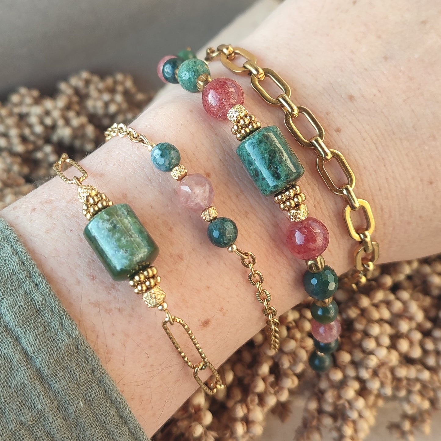 Bracelet Lyne ; création