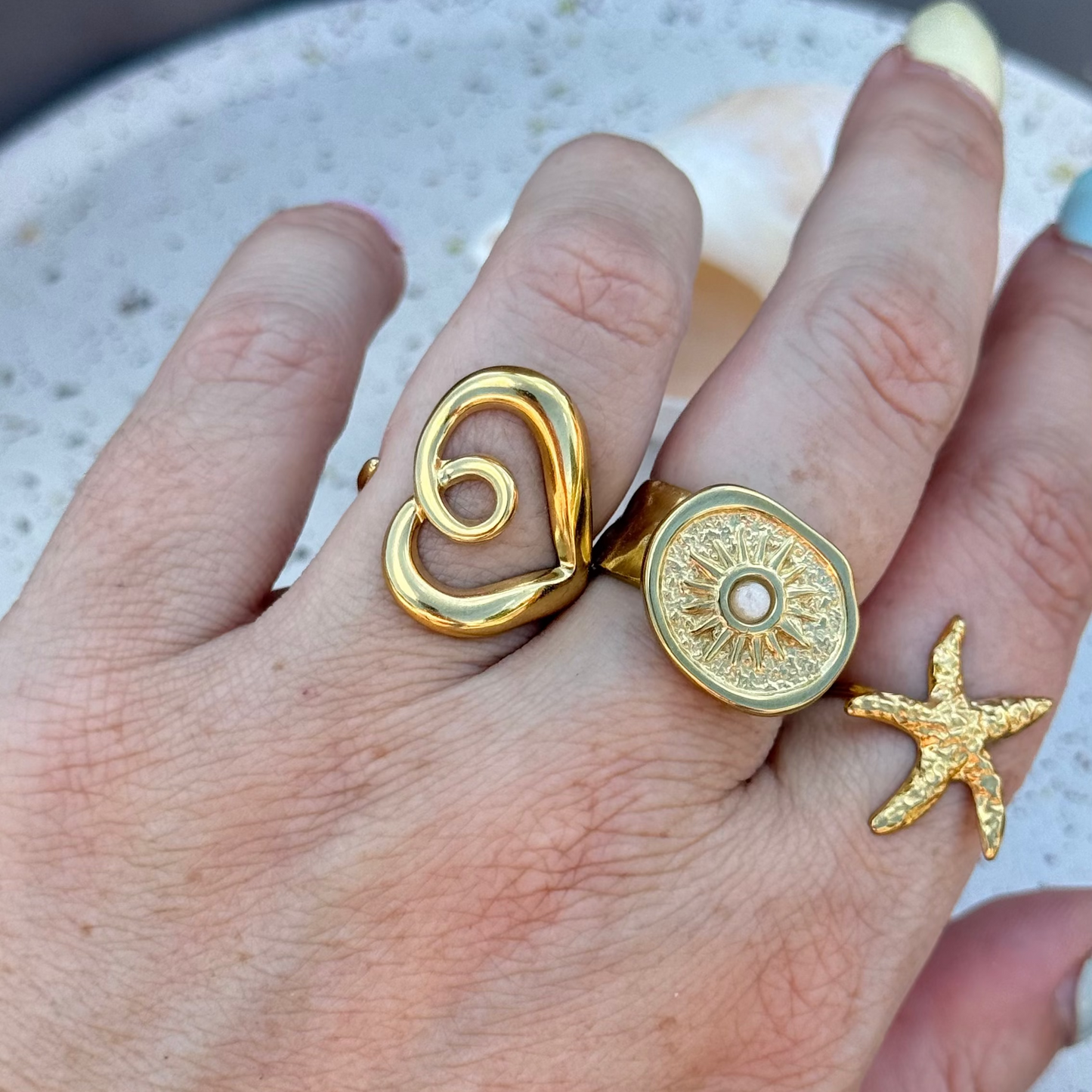 Bague baby seastar