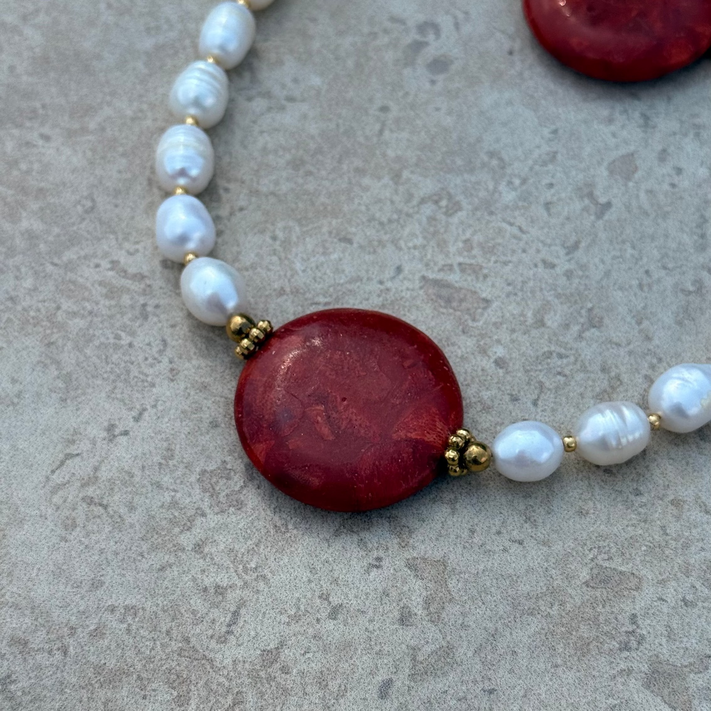 Collier Corail ; création