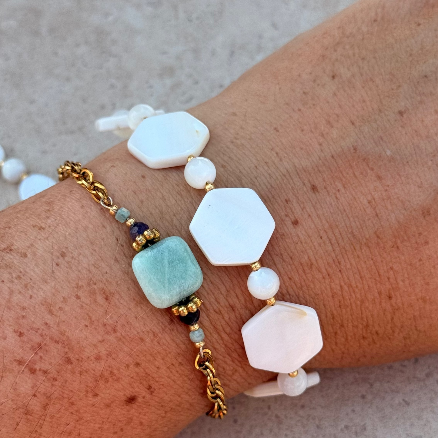 Bracelet White ; création