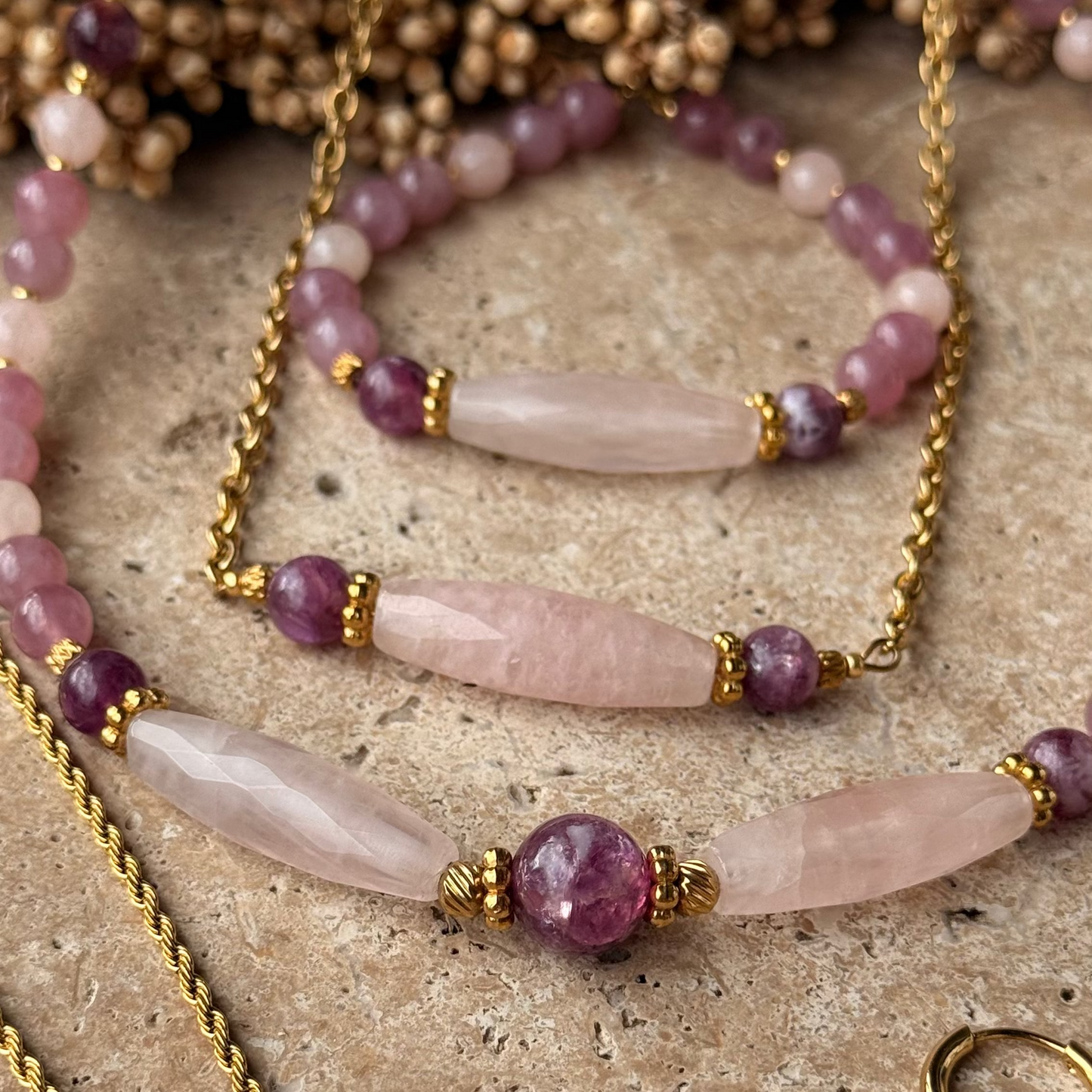 Collier baby Ilyna ; création
