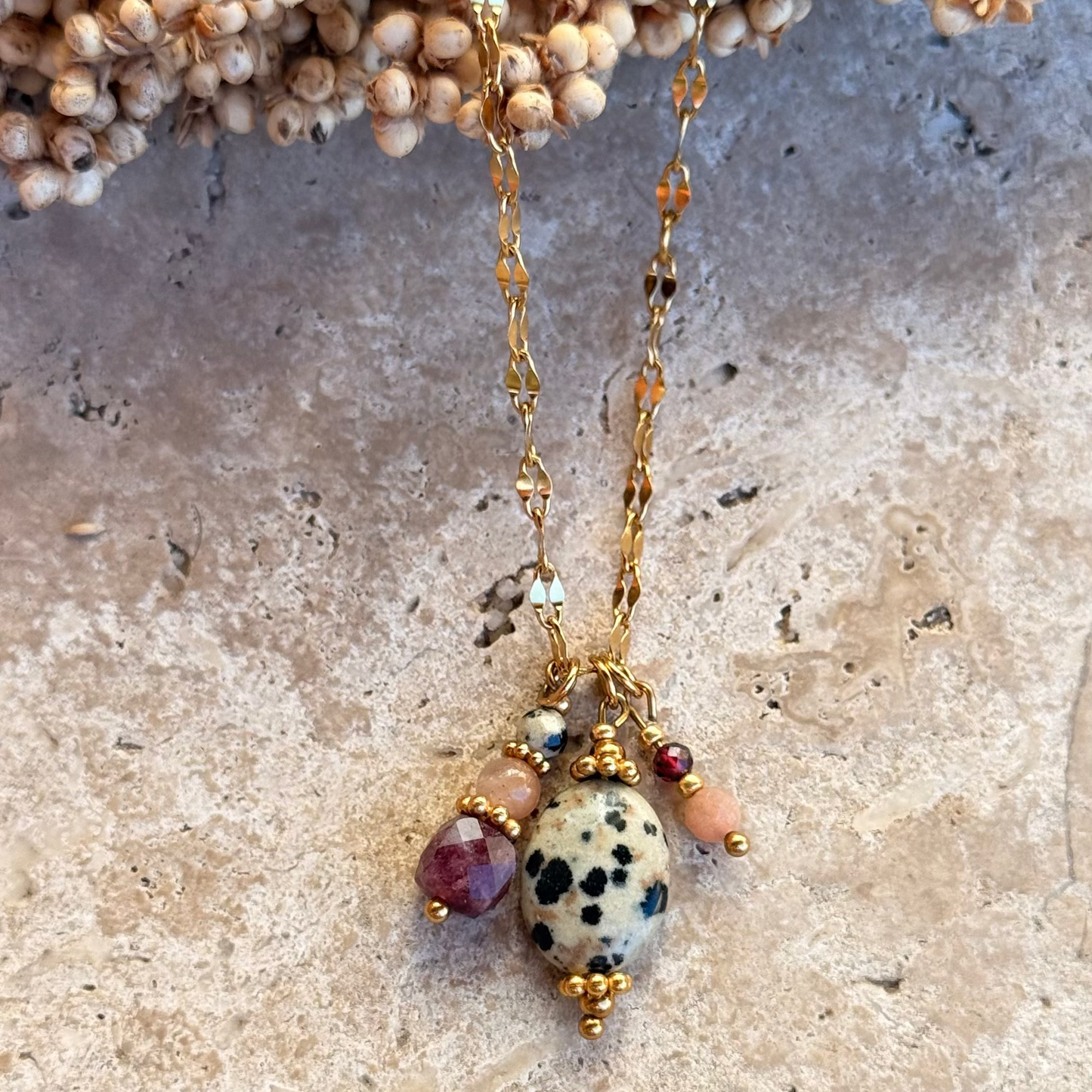 Collier Grigri Romy ; Création