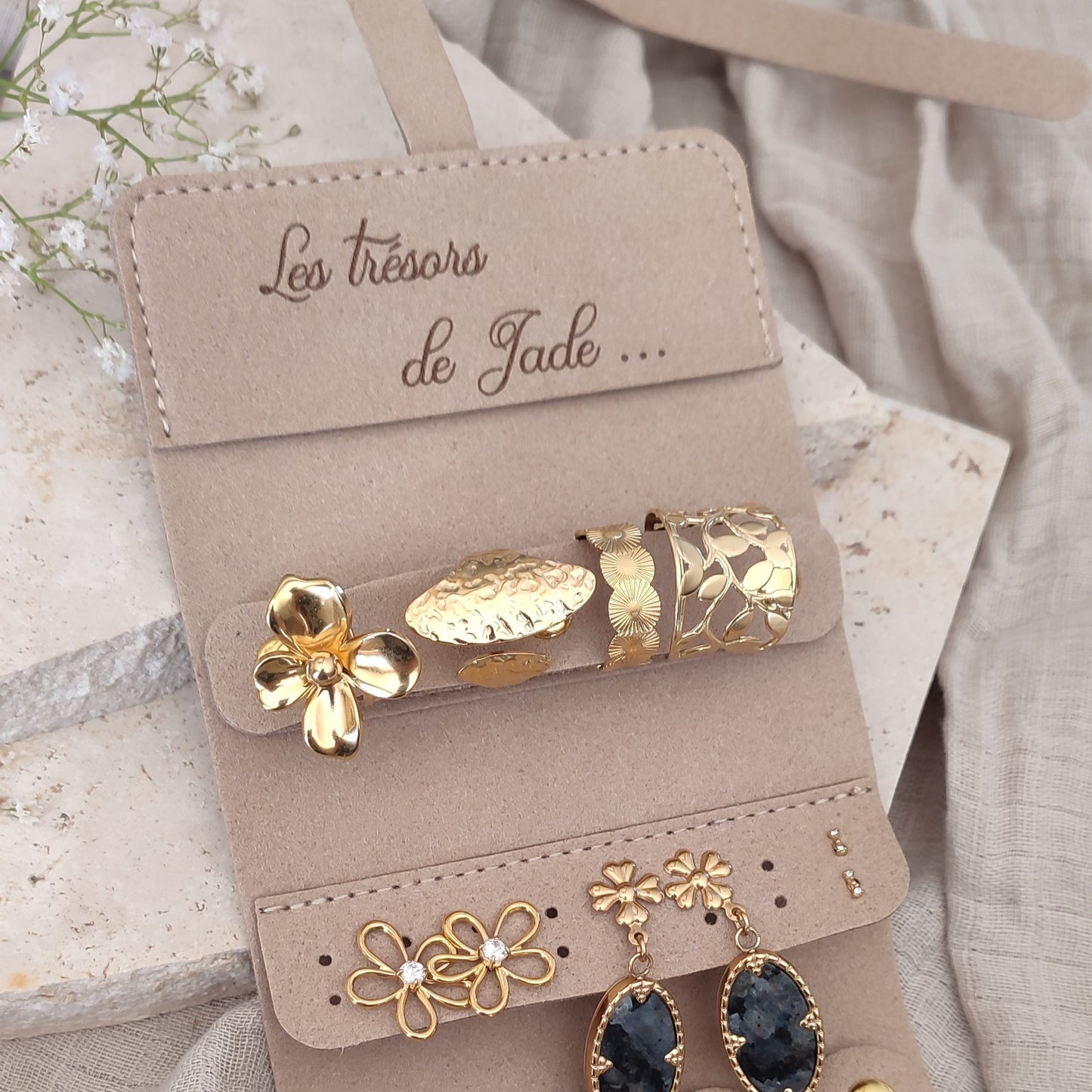 Pochette bijoux à graver