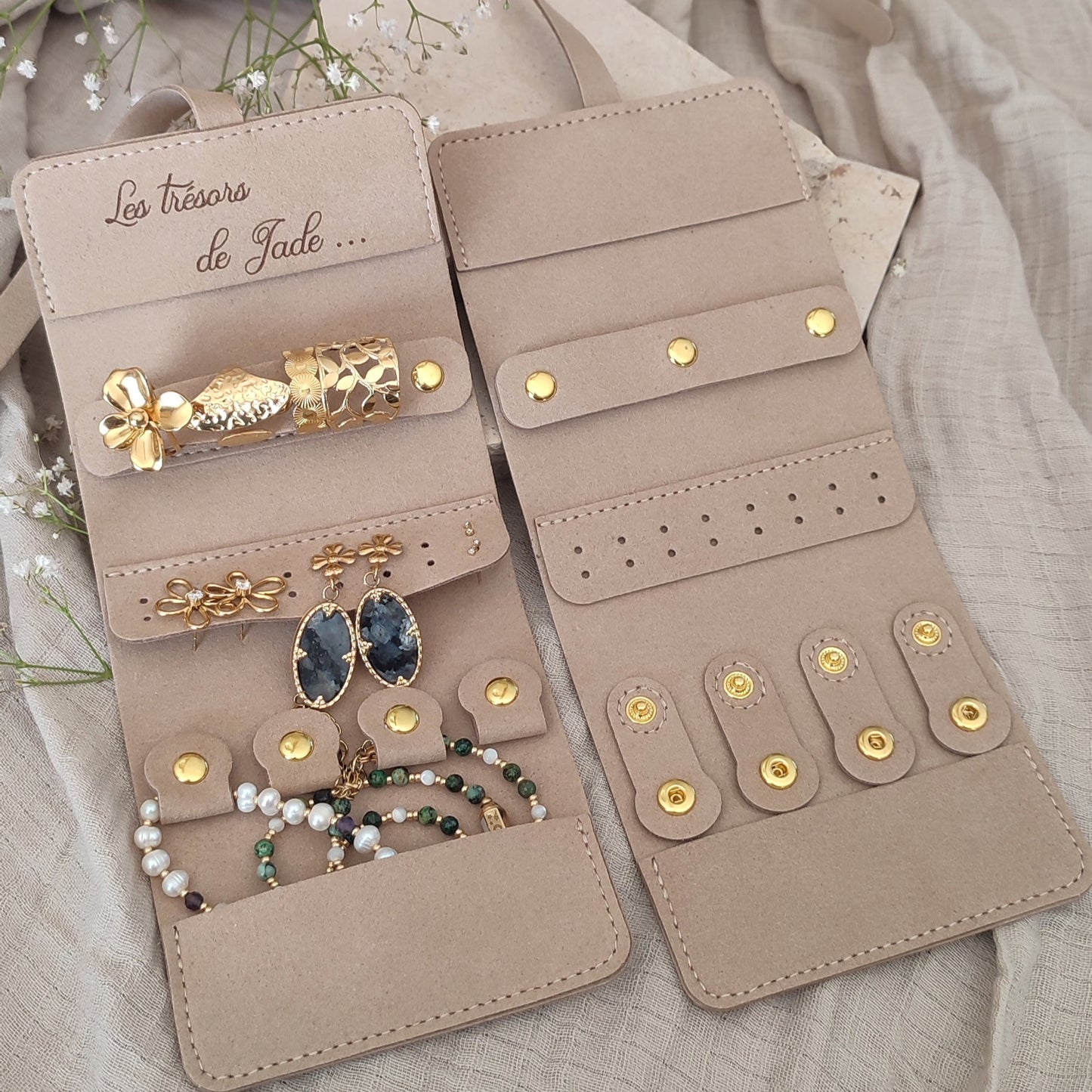 Pochette bijoux à graver