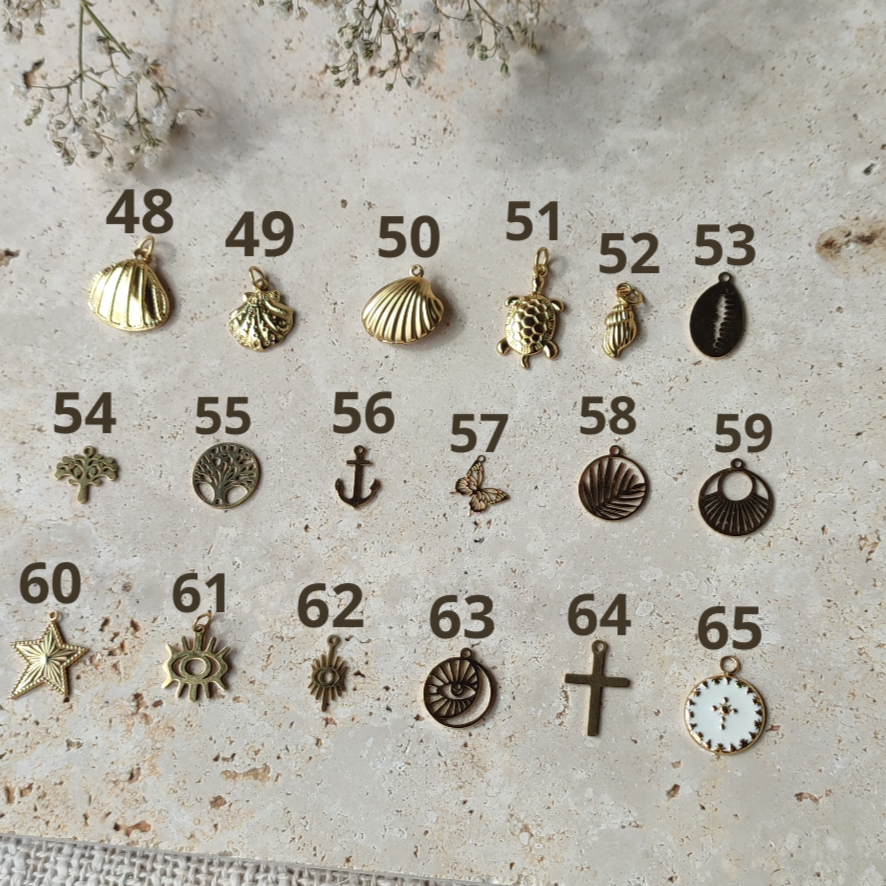 Collier à personnaliser avec charms / Création