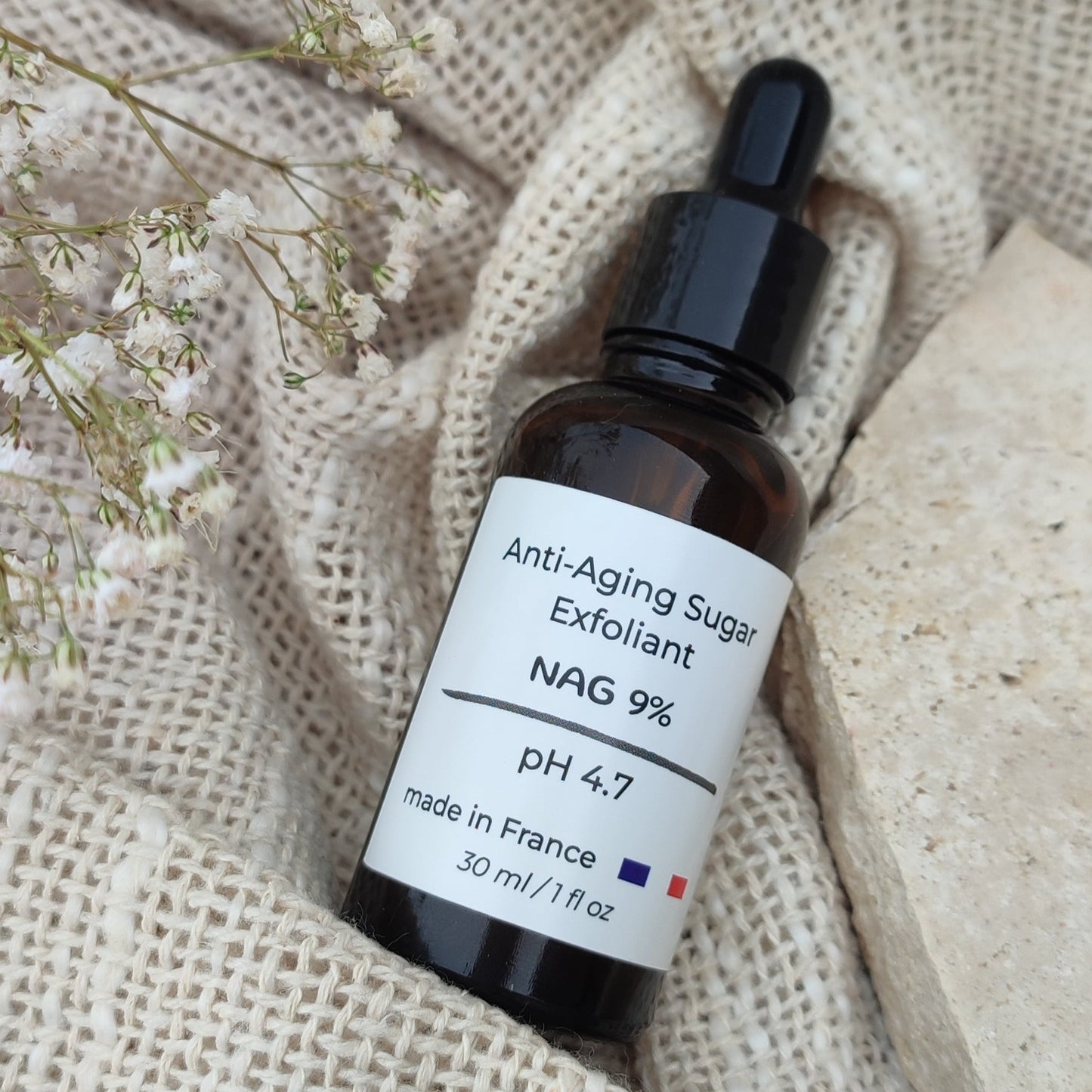 Exfoliant anti âge au sucre