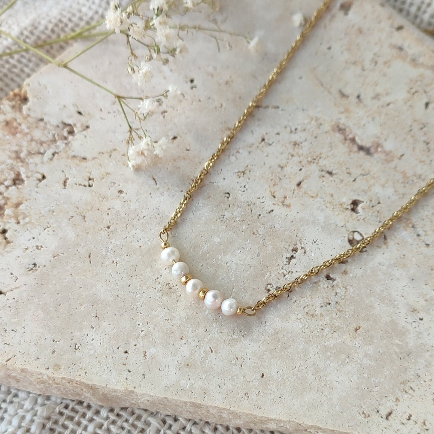 collier perles d'eau douce