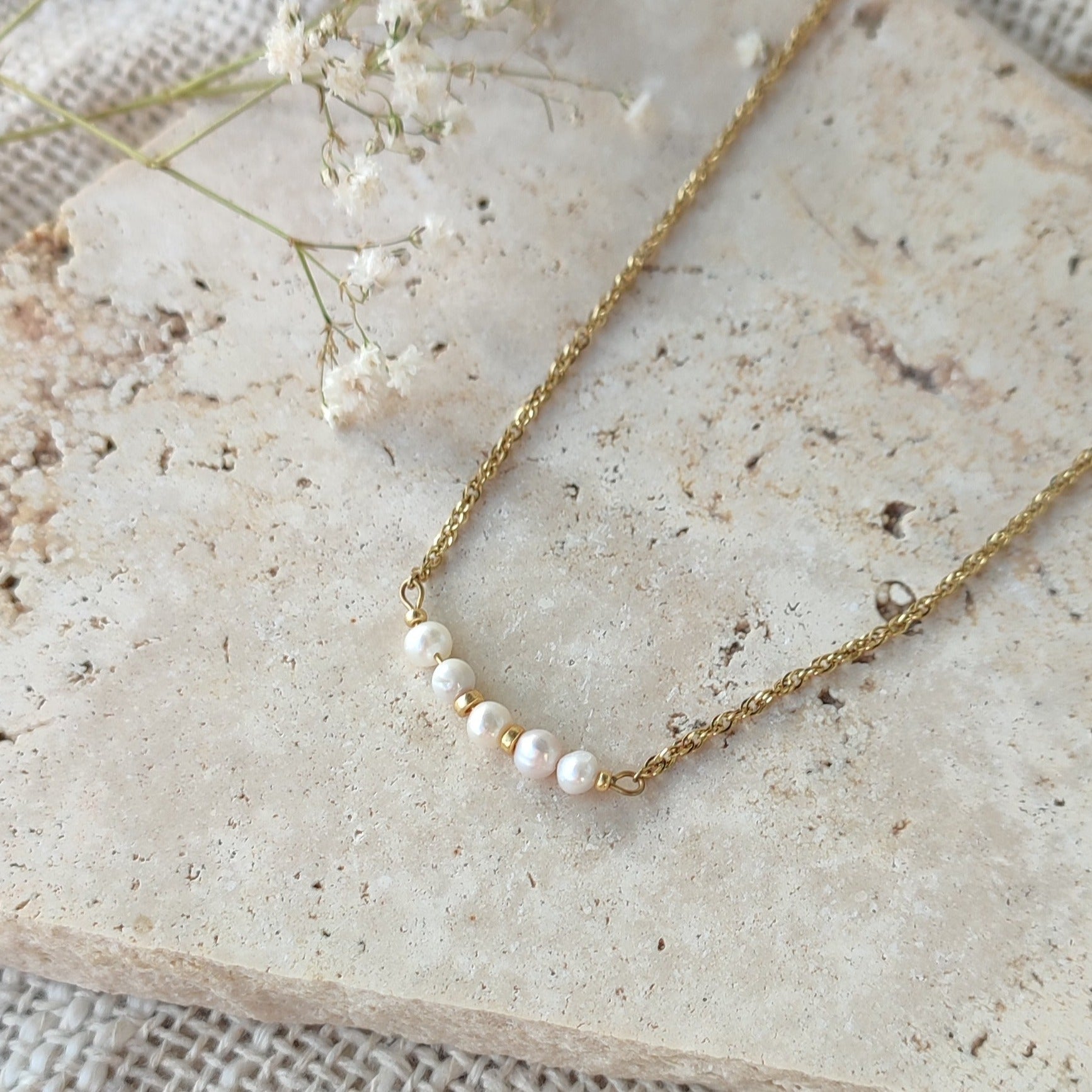 collier perles d'eau douce