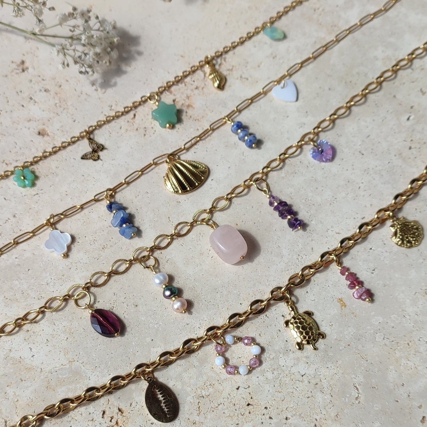 Collier à personnaliser avec charms / Création