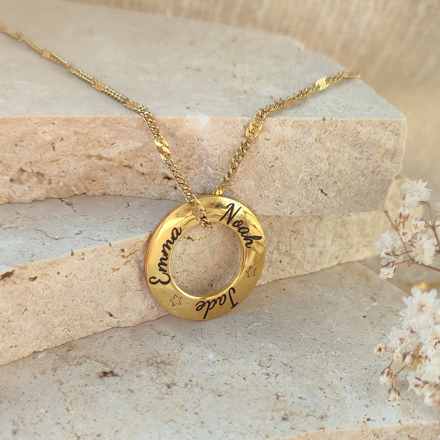 Collier à graver Jenna : Création