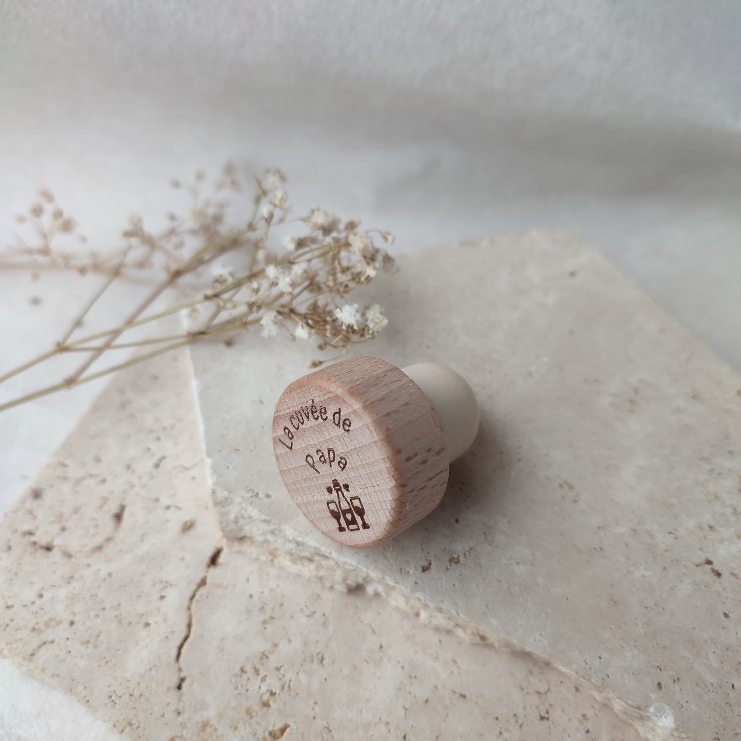 Bouchon bouteille de vin à graver