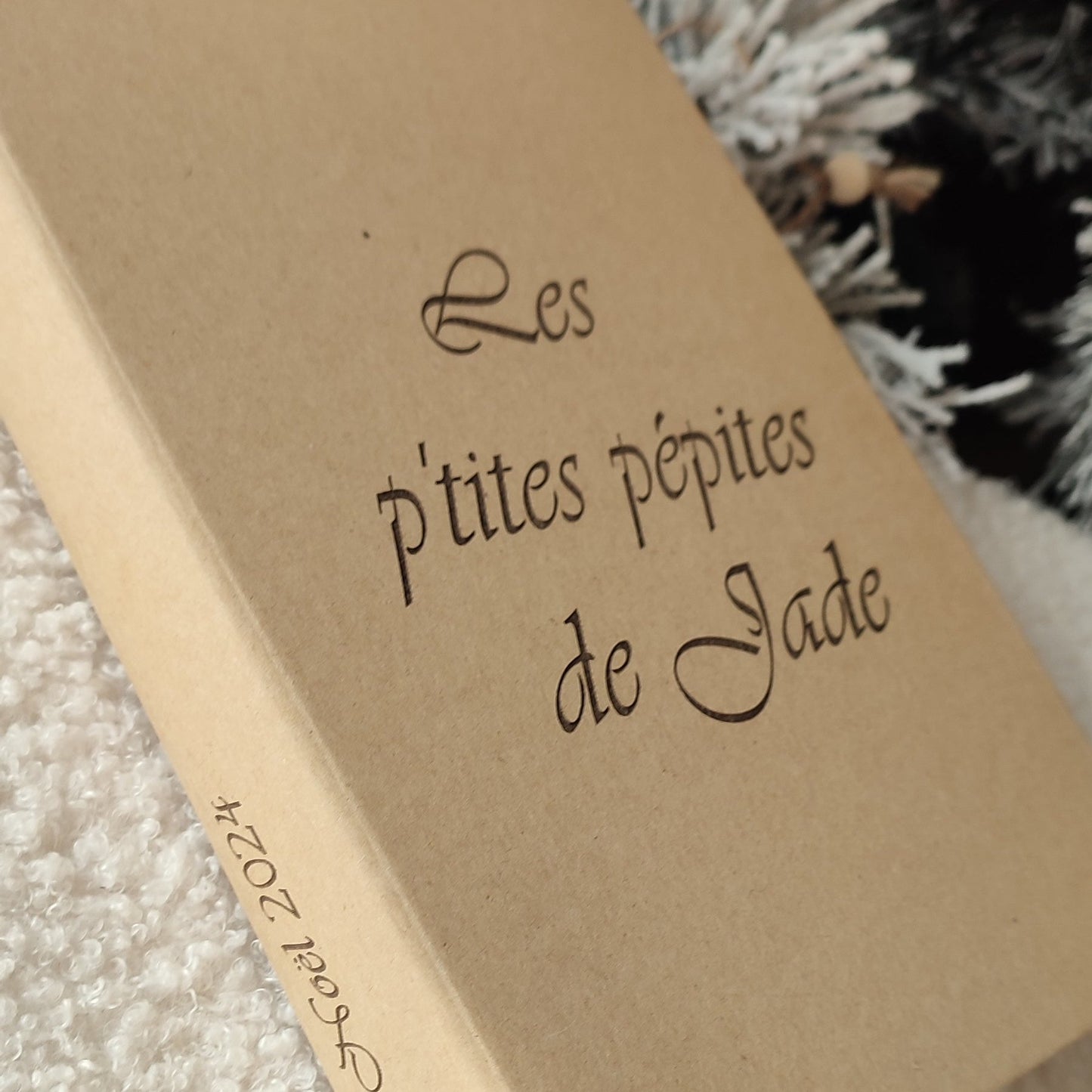 Coffret de Noël  " Livre à graver "
