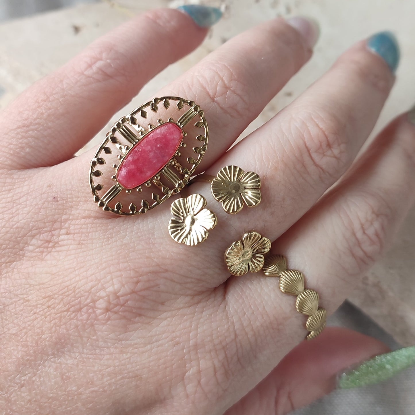Trio de fleurs