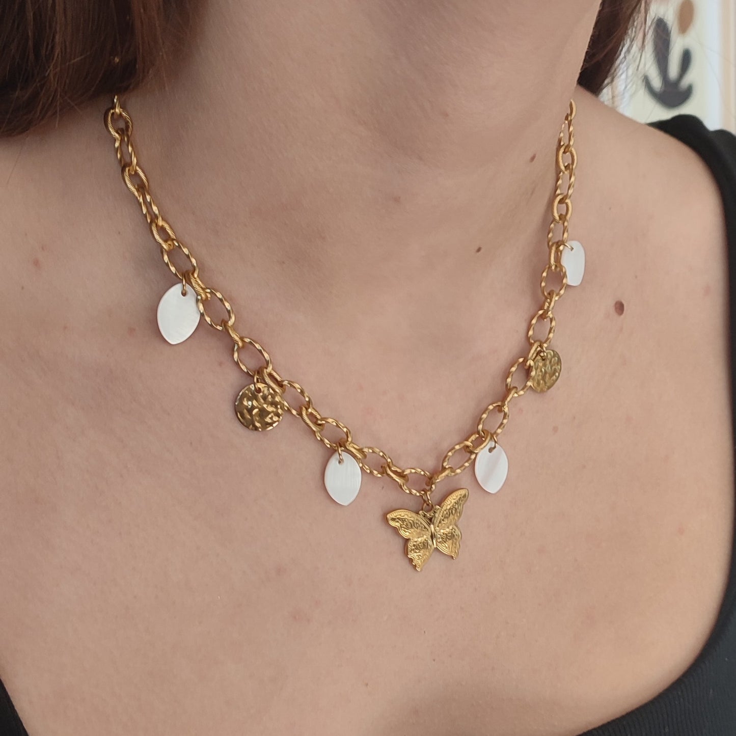 Collier Butterfly ; création
