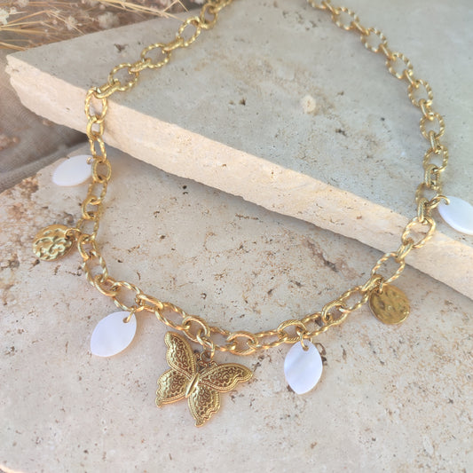 Collier Butterfly ; création