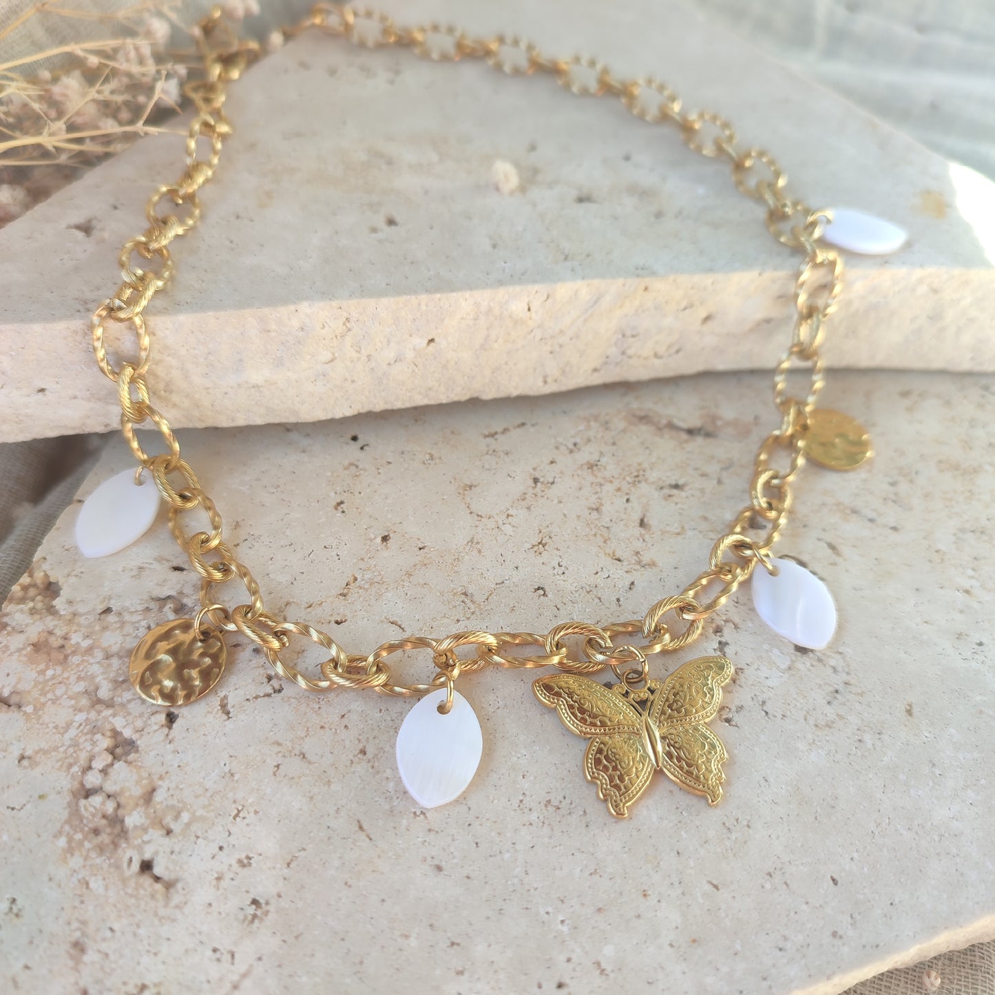 Collier Butterfly ; création