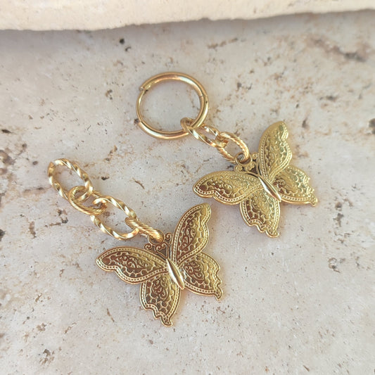 Boucles d'oreilles Butterfly ; création