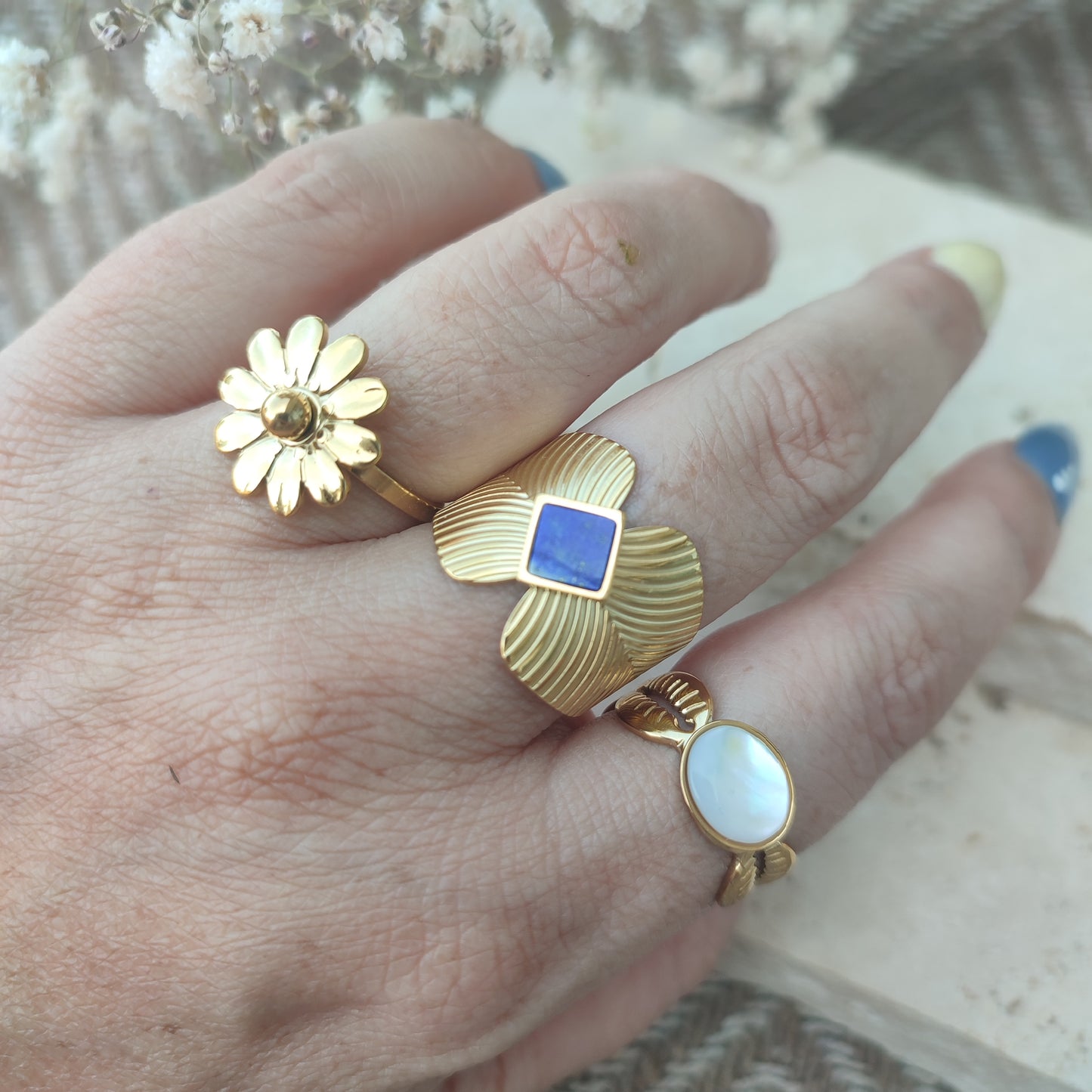 bague Mini fleur