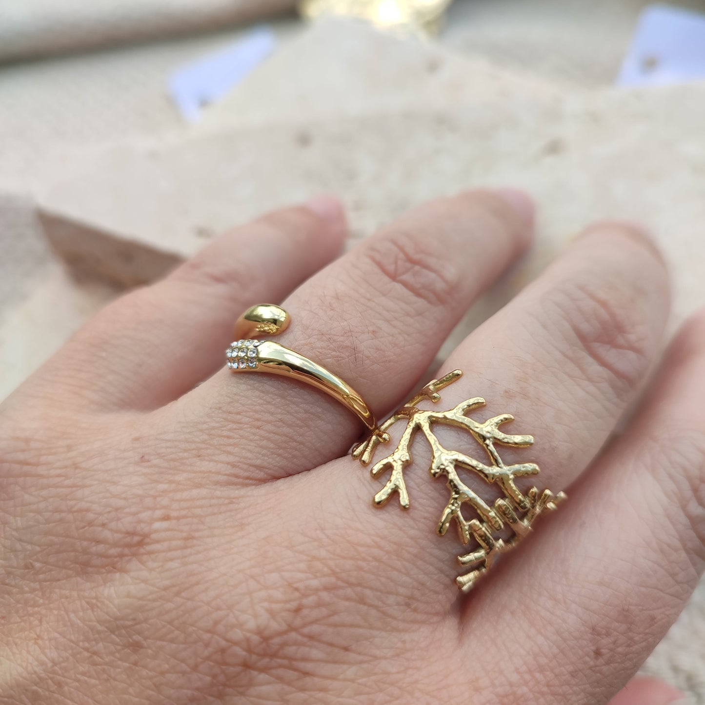Bague Corail