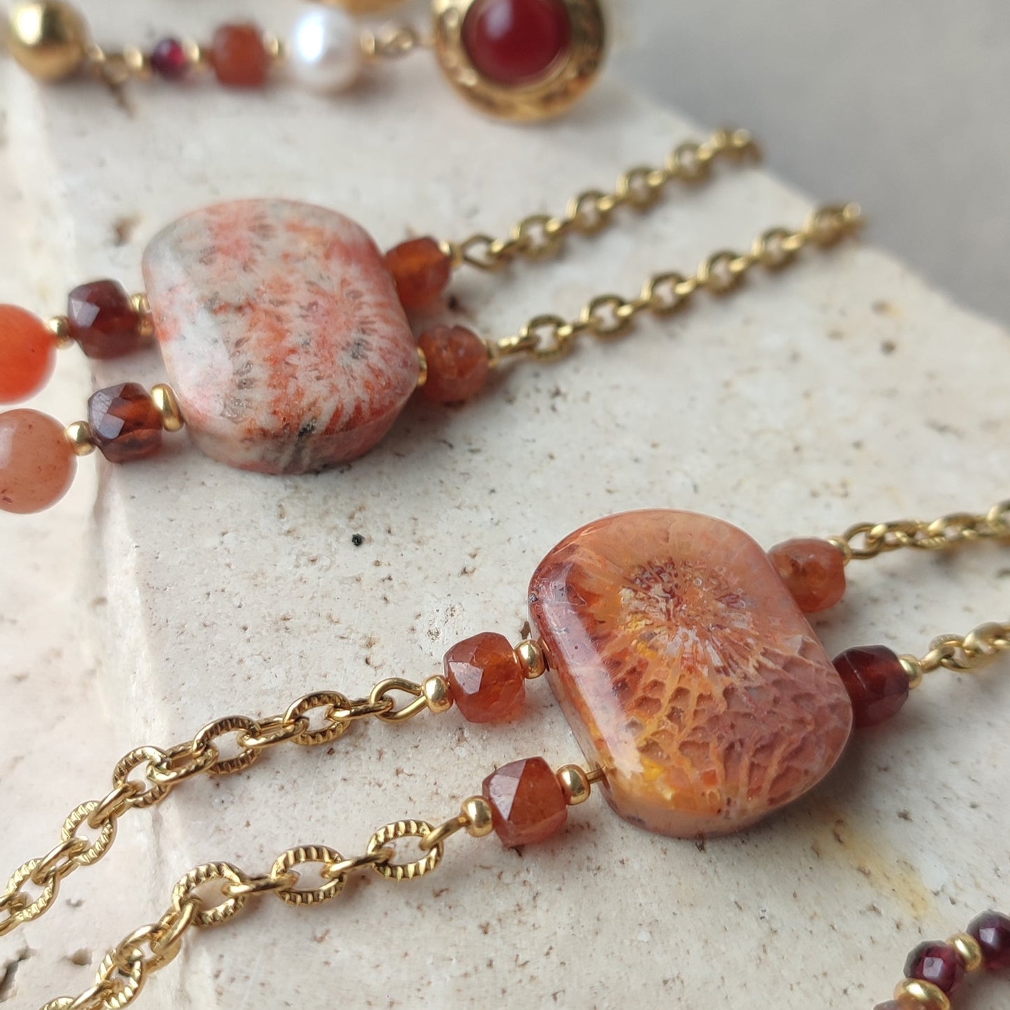 Bracelet Coralia ; création