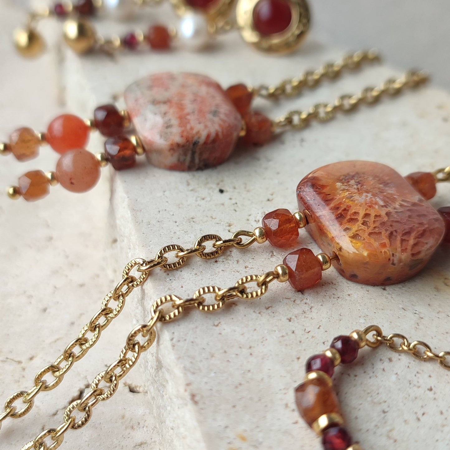 Bracelet Coralia ; création