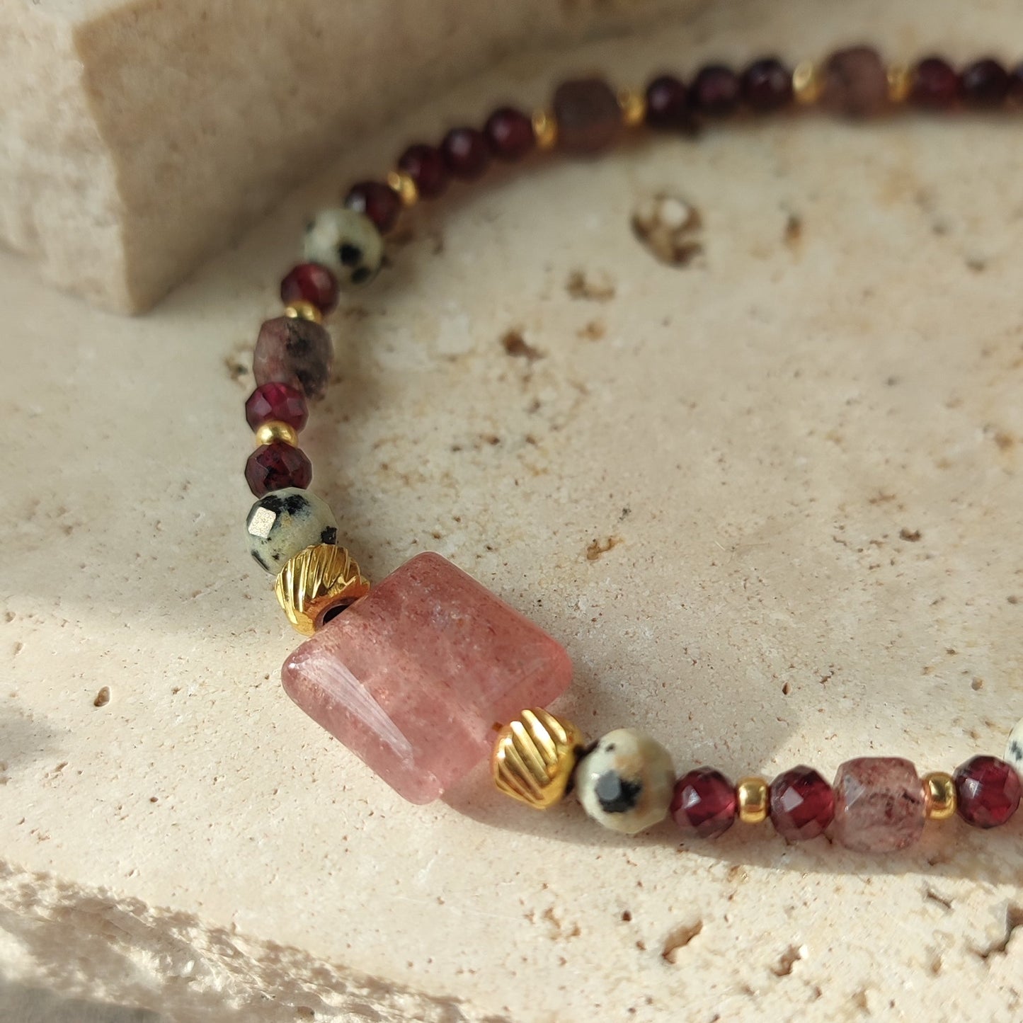 Bracelet Garnéa ; Création