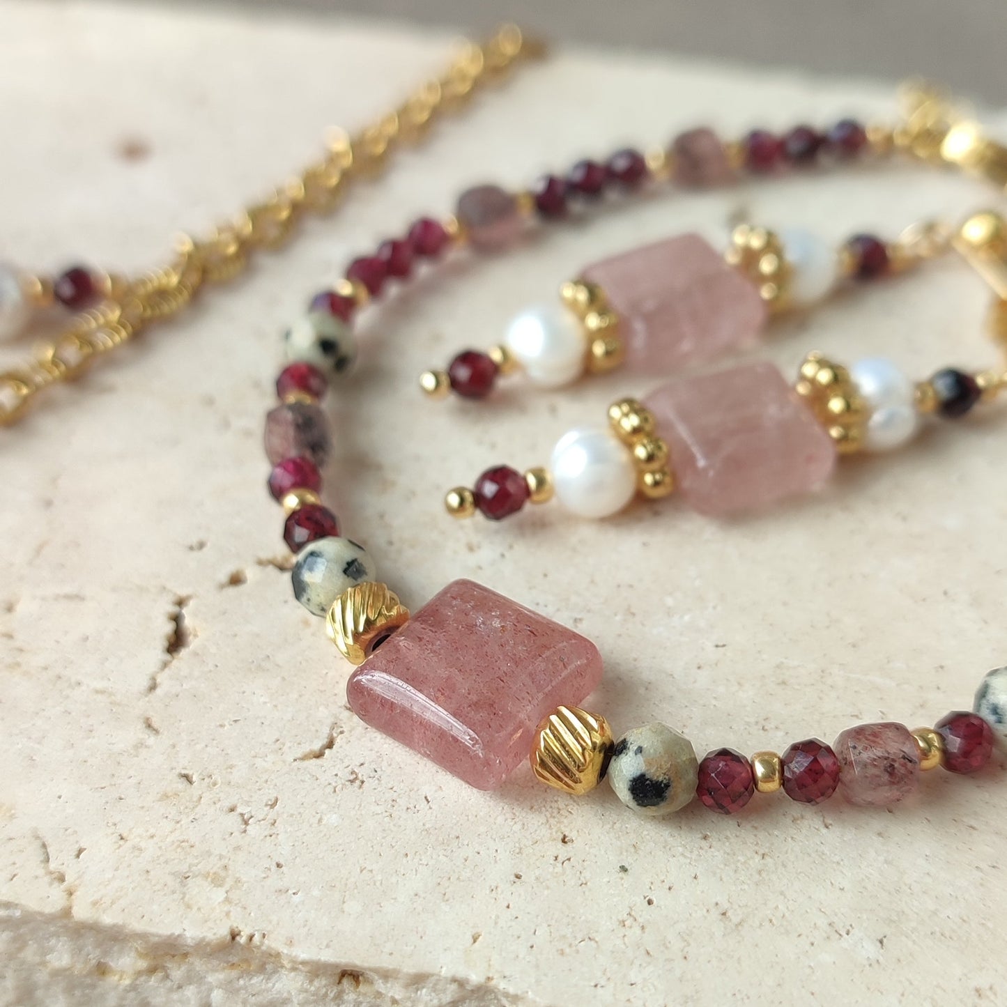 Bracelet Garnéa ; Création