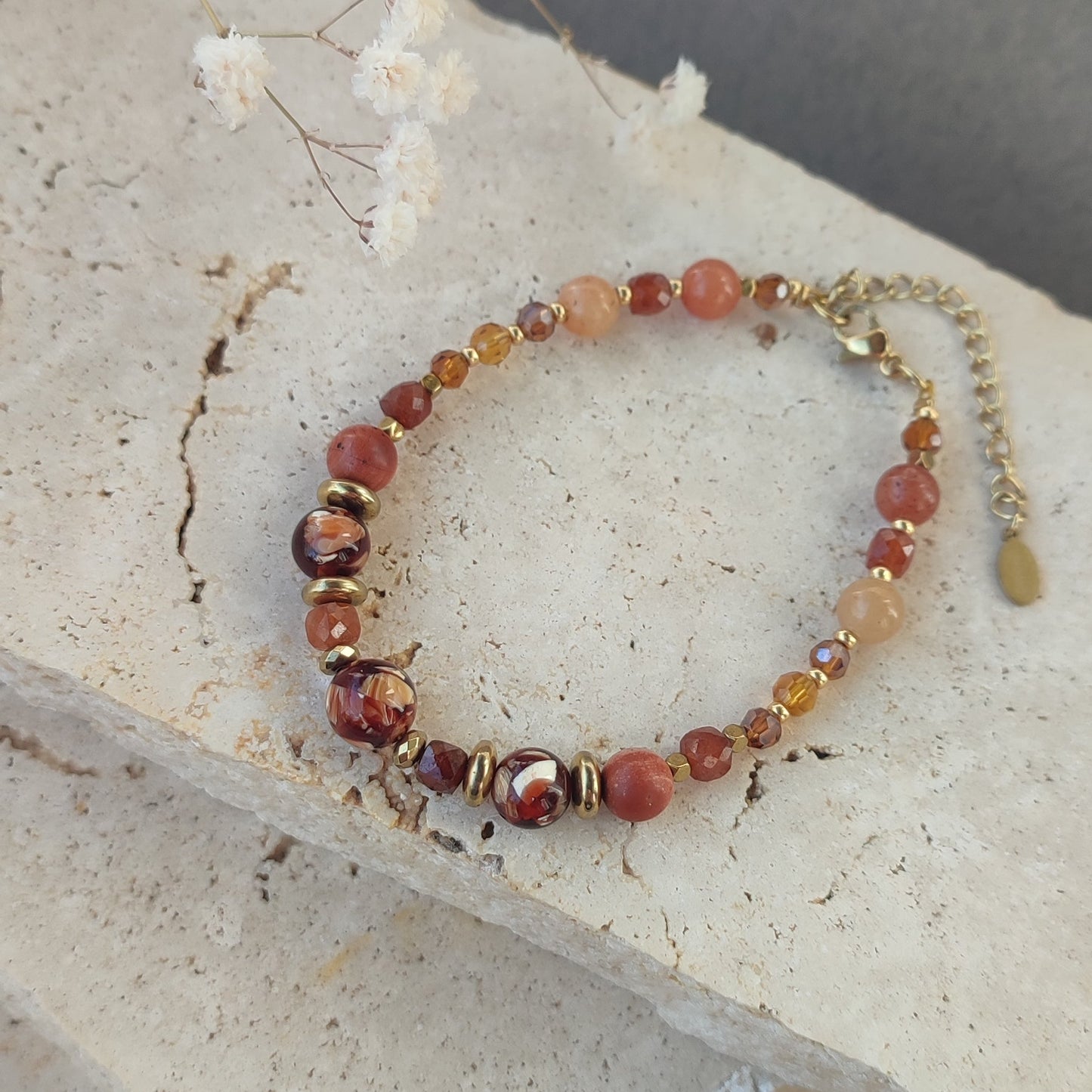 Bracelet Ambre ; création