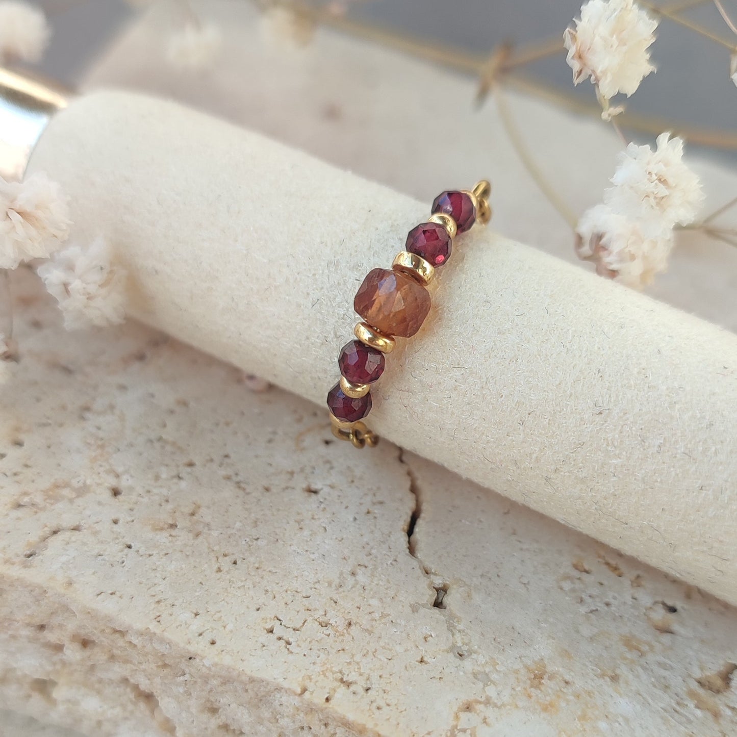 Bague Grenade ; création