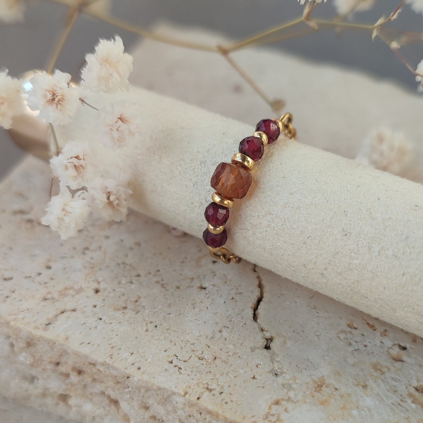 Bague Grenade ; création