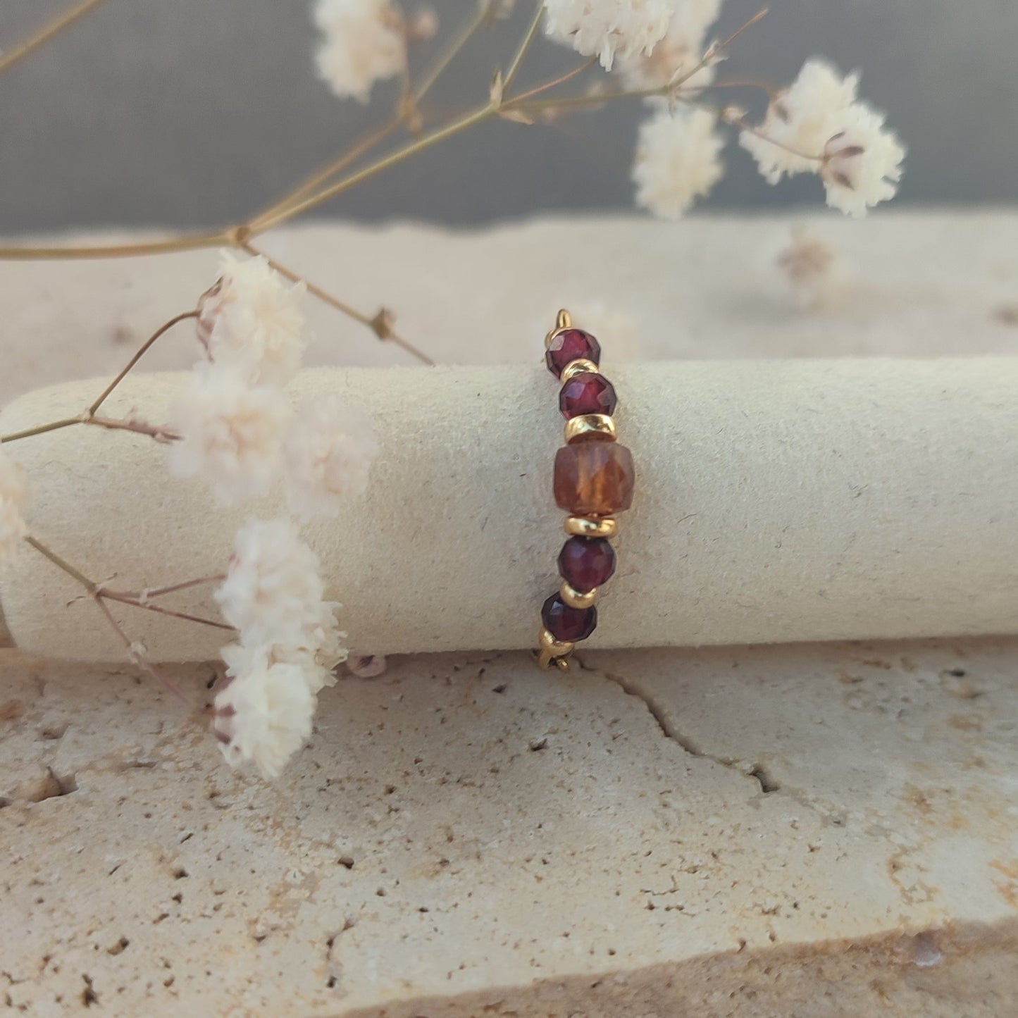 Bague Grenade ; création