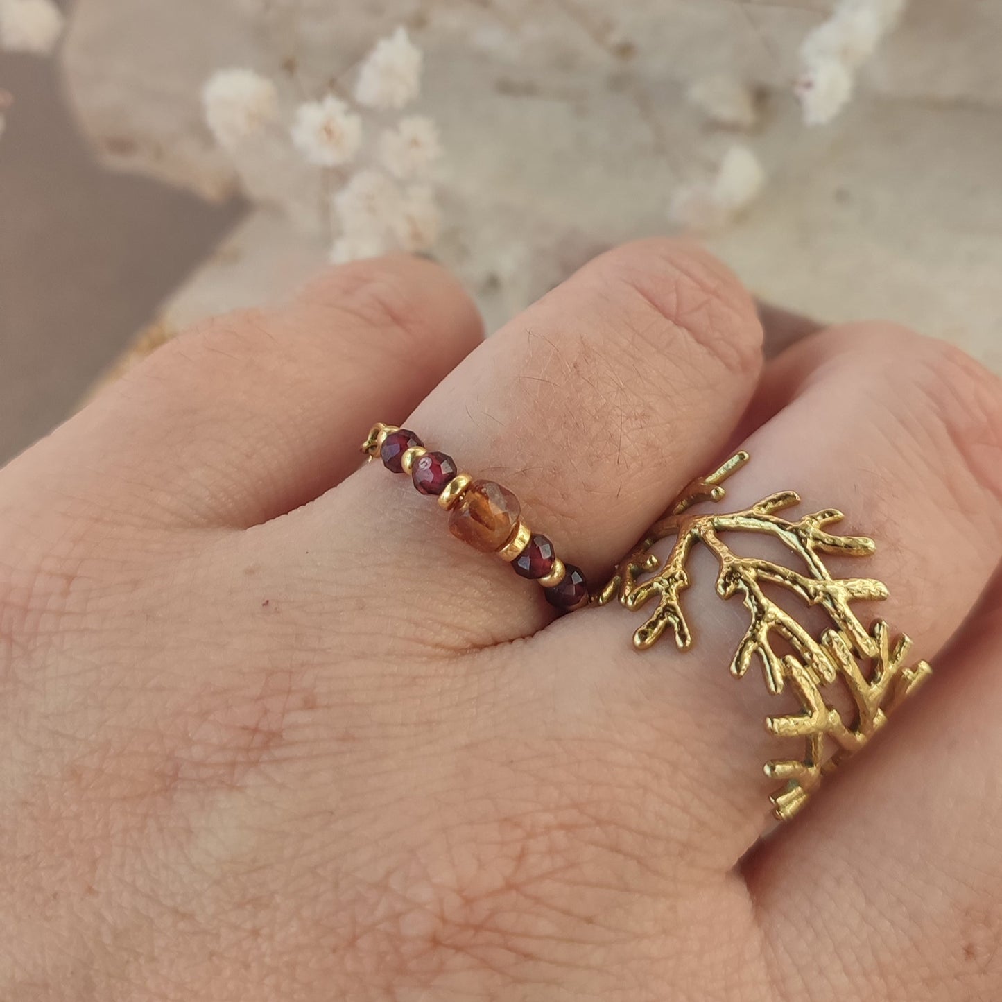 Bague Grenade ; création